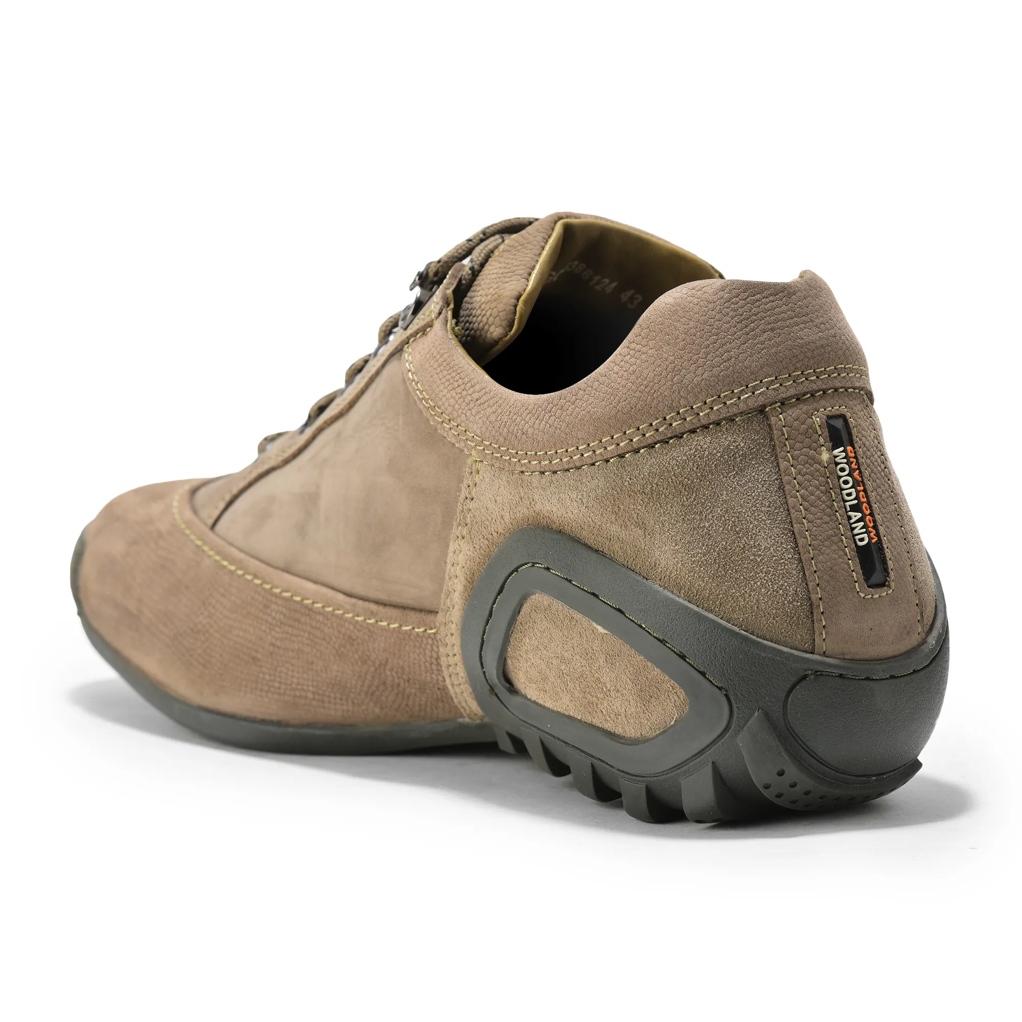Men Dubai Khaki Nubuck Adventure Lace-Up Casual Shoes
 - Thumbnail 7