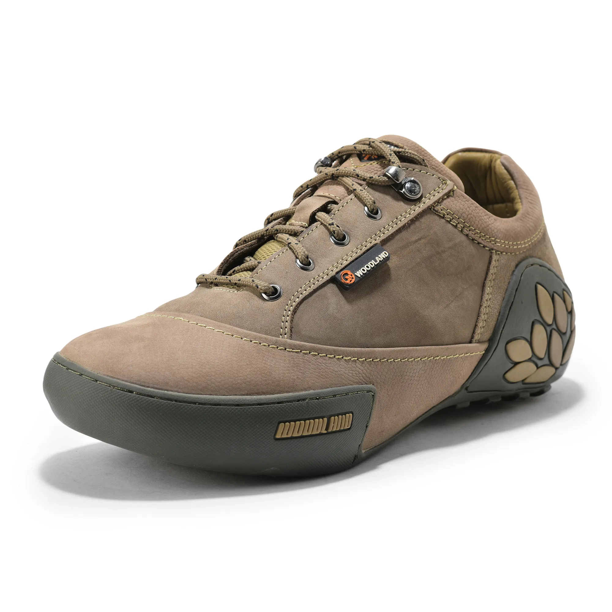 Men Dubai Khaki Nubuck Adventure Lace-Up Casual Shoes
 - Thumbnail 11