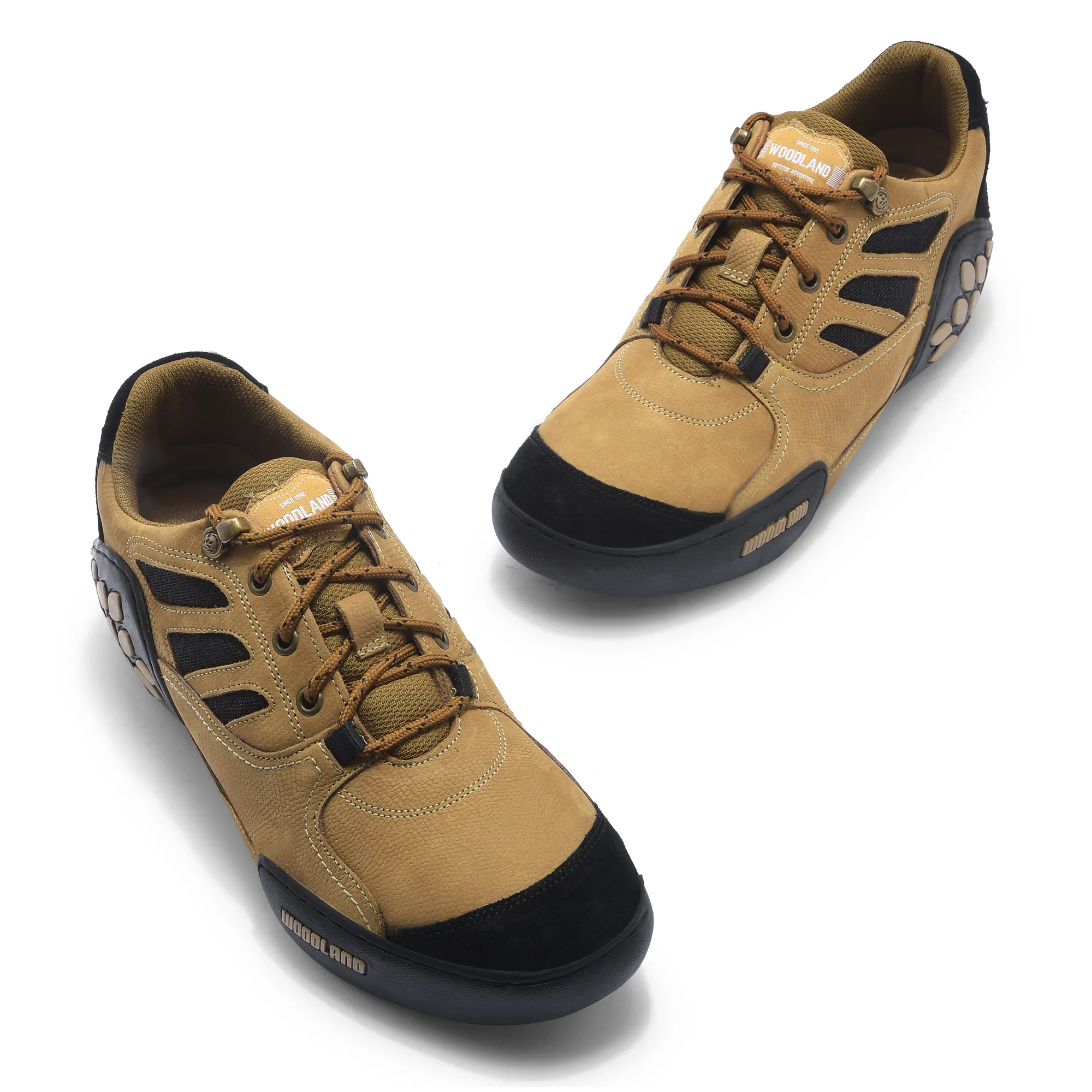 Woodland Men Camel Casual Lace-Up Shoes - Thumbnail 2