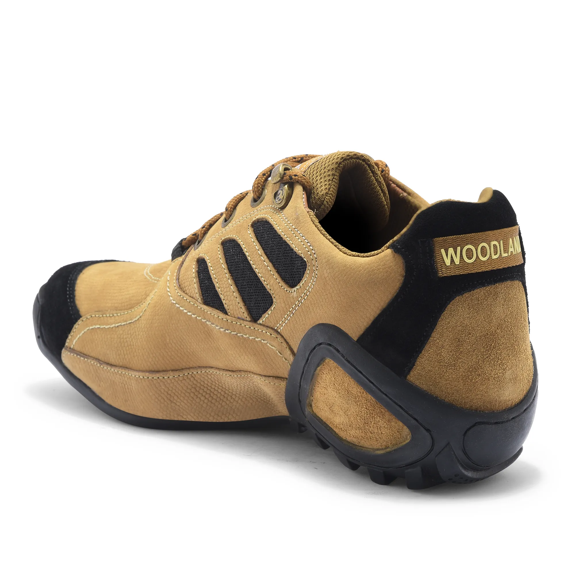 Woodland Men Camel Casual Lace-Up Shoes - Thumbnail 6
