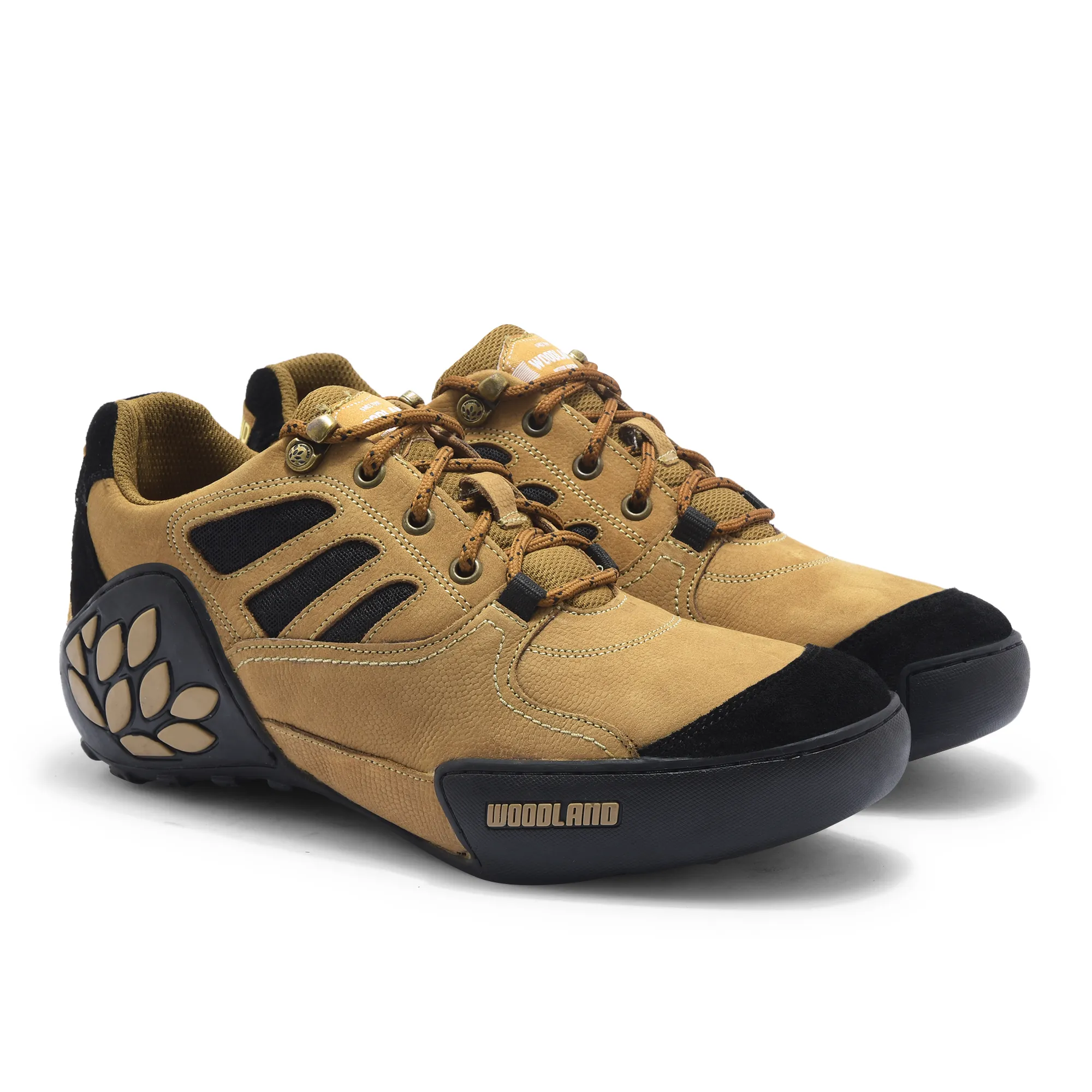 Woodland Men Camel Casual Lace-Up Shoes - Thumbnail 7