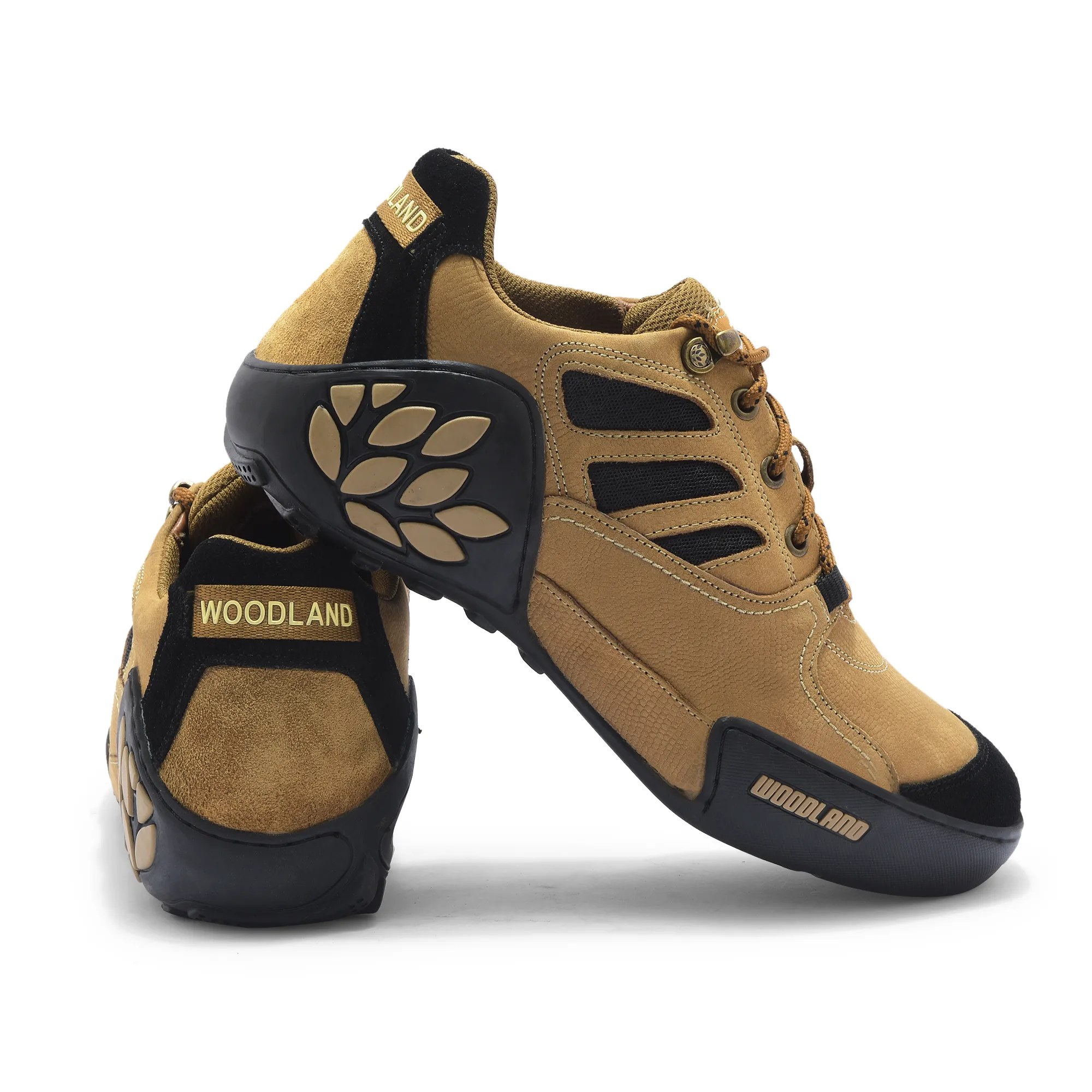 Woodland Men Camel Casual Lace-Up Shoes - Thumbnail 10