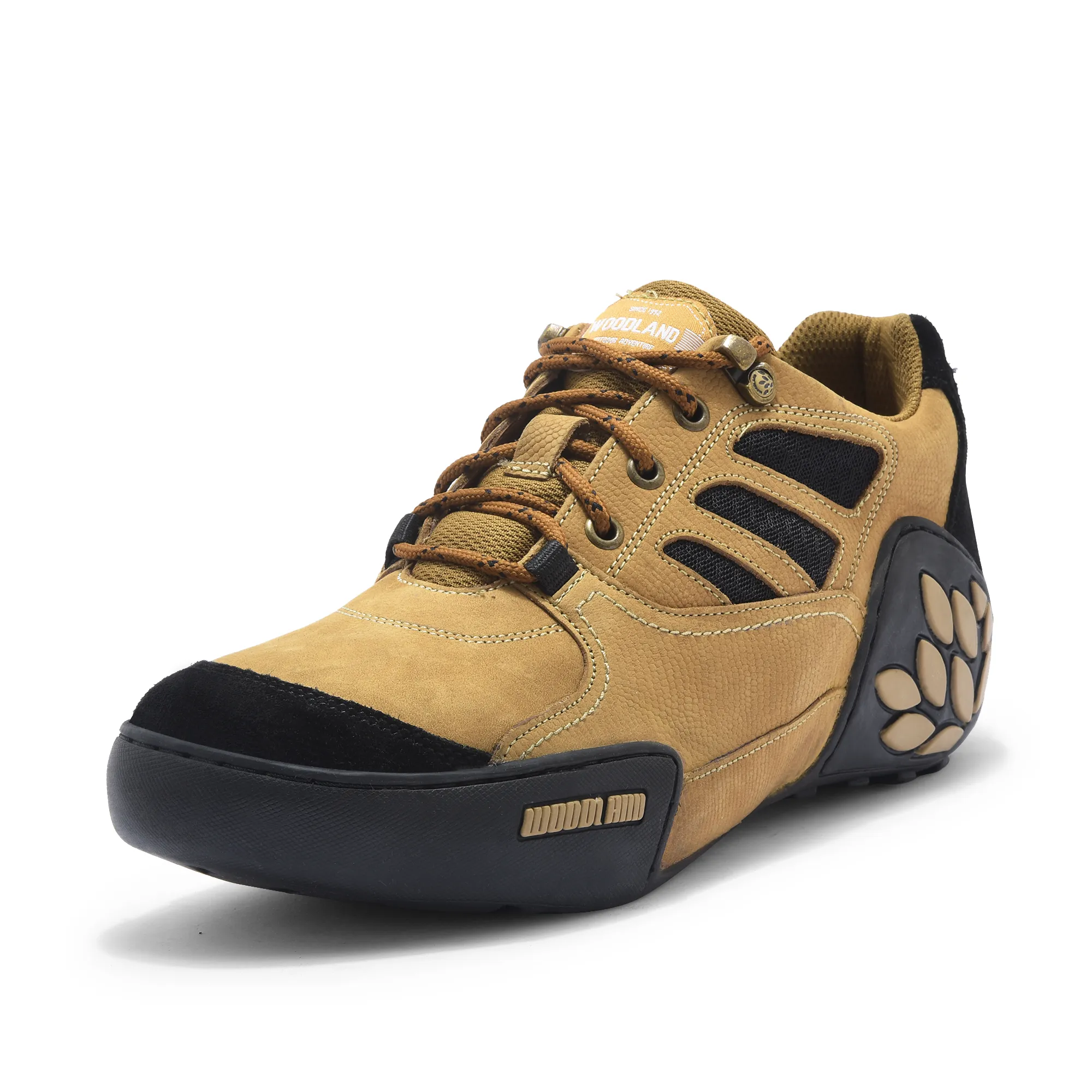 Woodland Men Camel Casual Lace-Up Shoes - Thumbnail 11