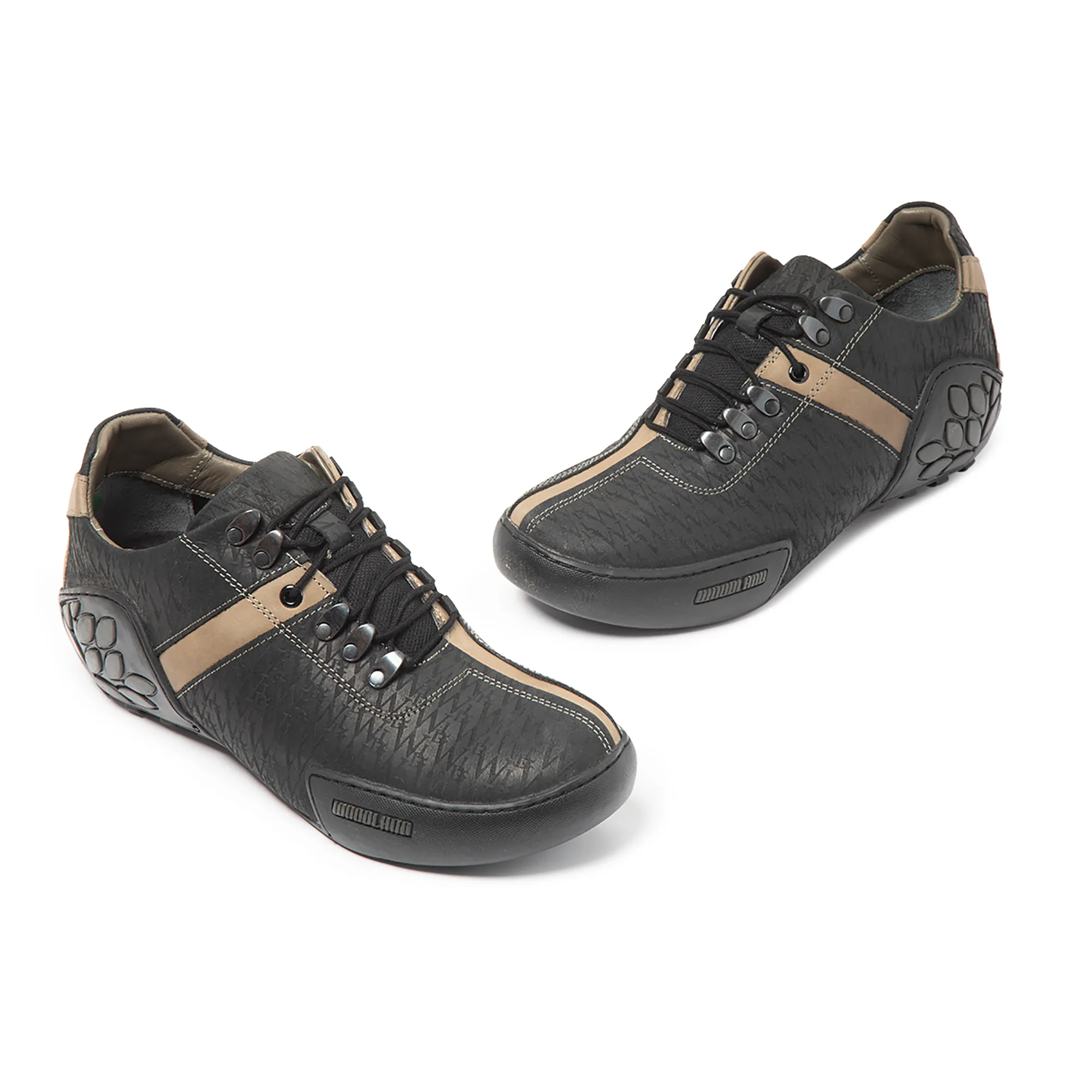 Woodland Black Casual Shoes - Thumbnail 7