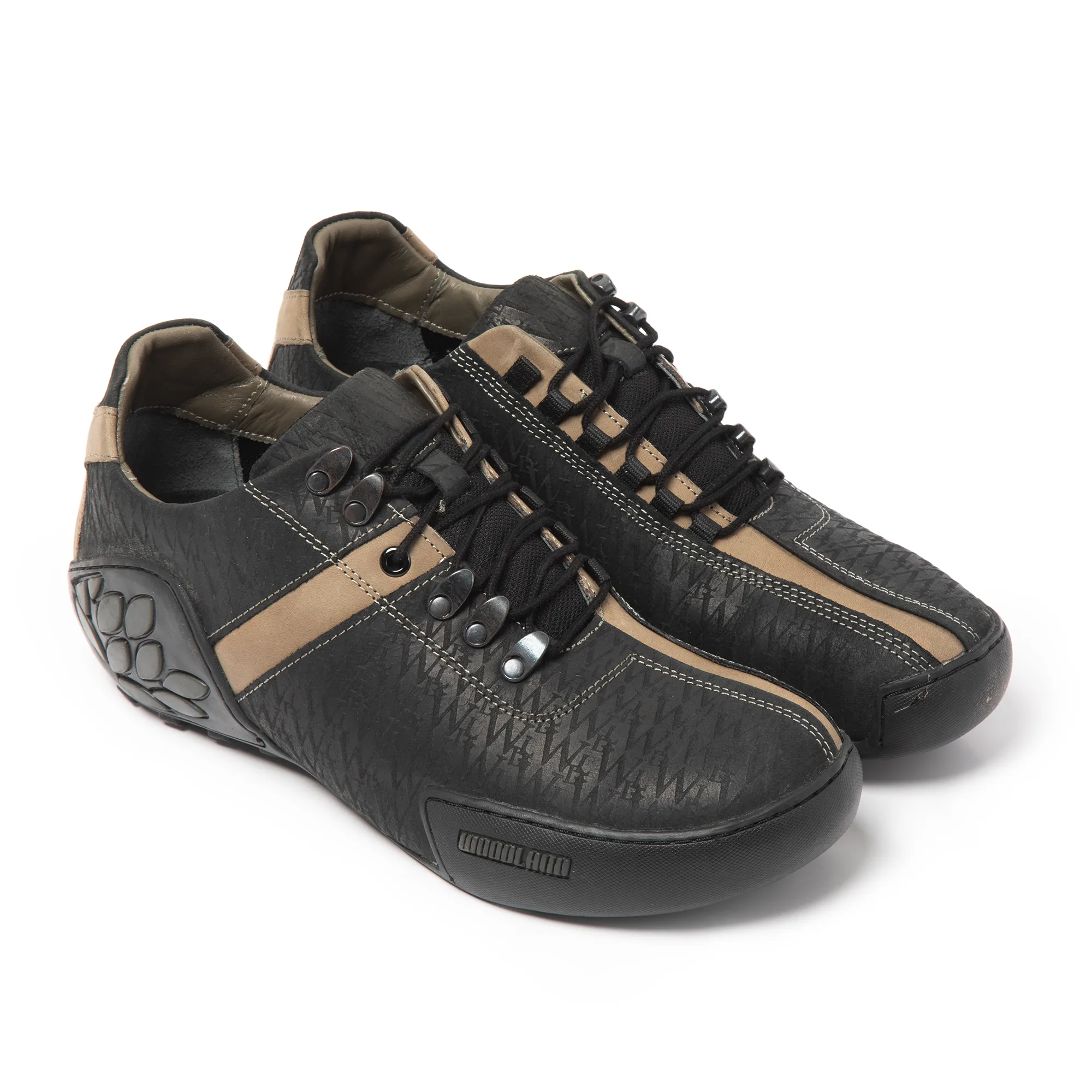 Woodland Black Casual Shoes - Thumbnail 12