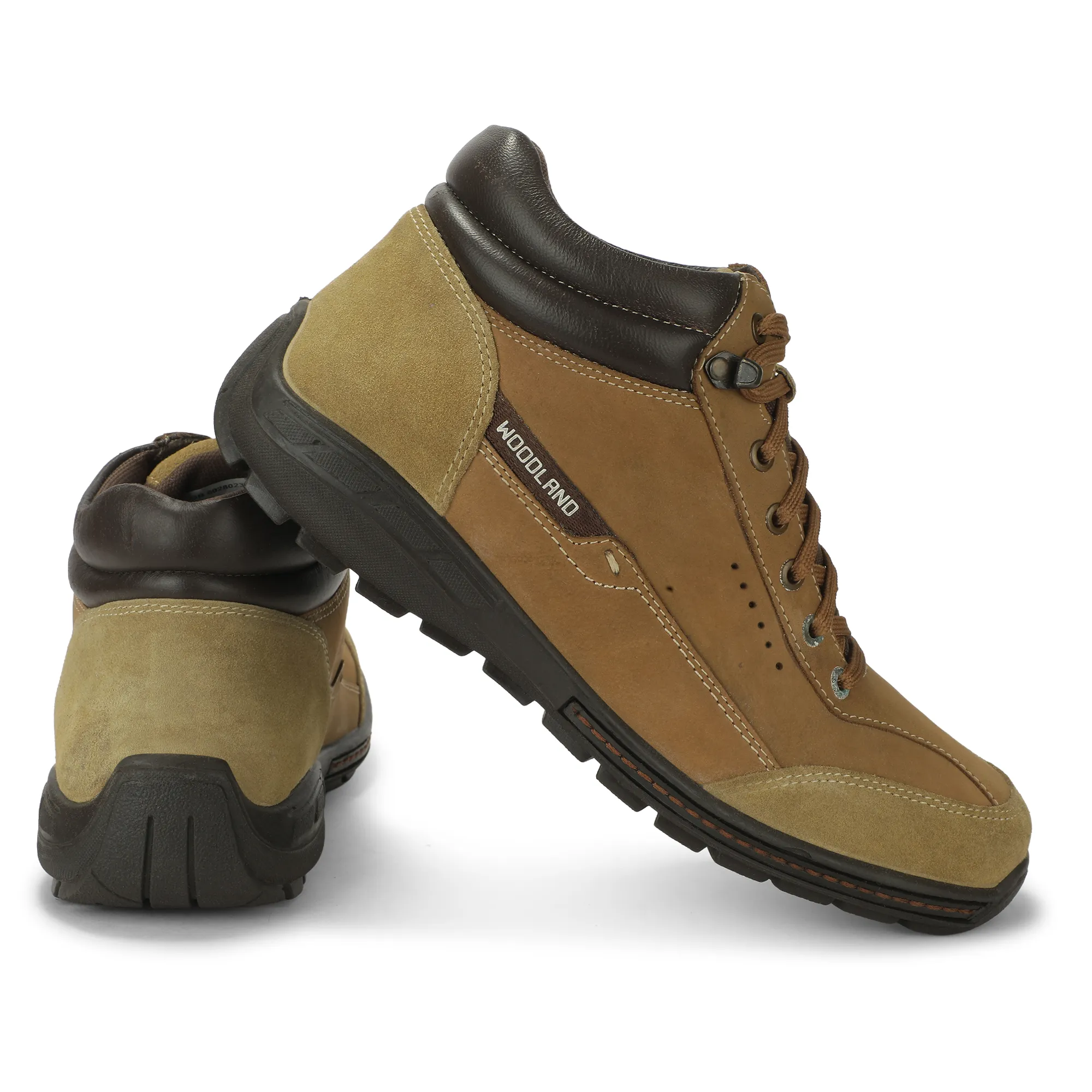 Camel Nubuk Boots For Men - Thumbnail 10