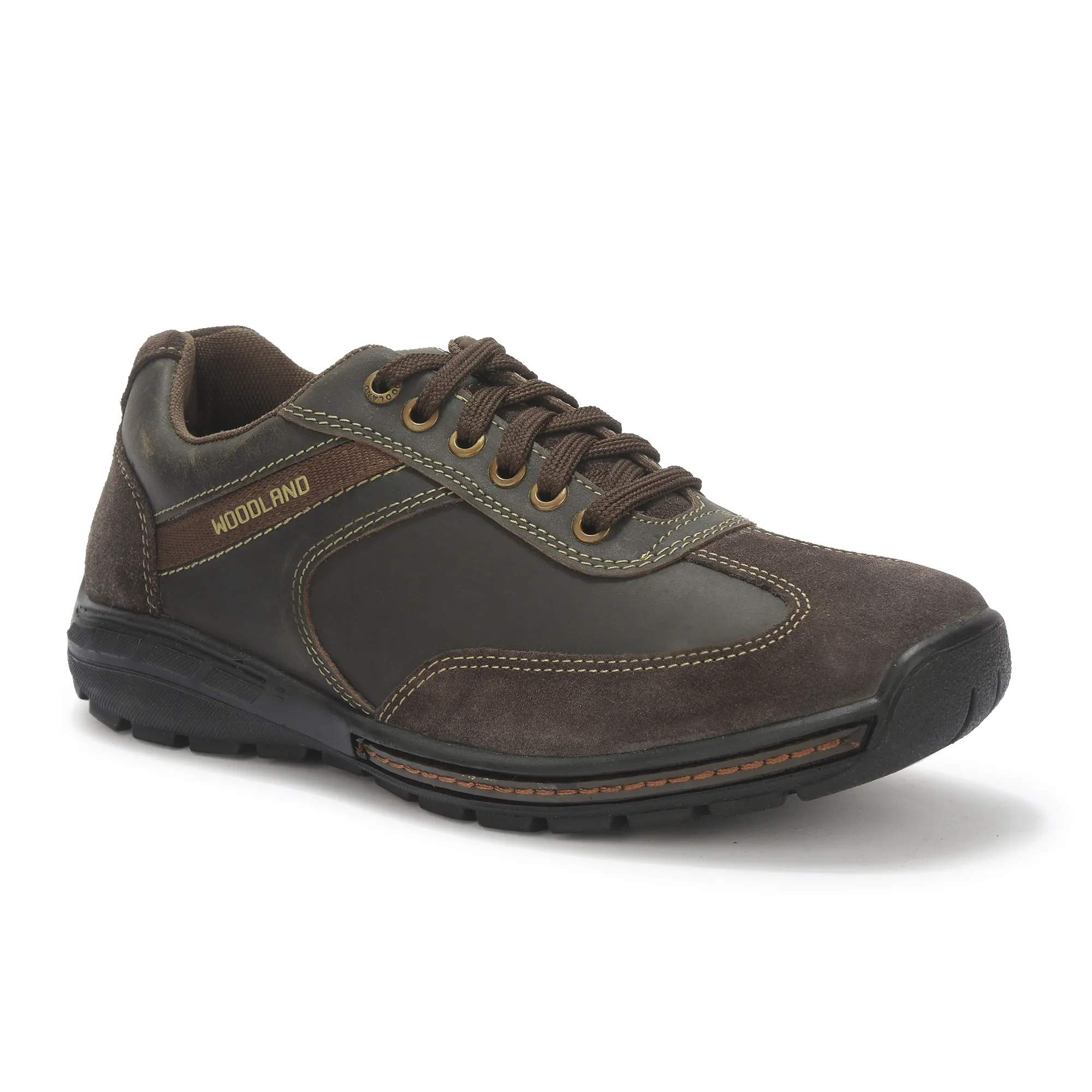Nubuk Oily Buff Brown Lace Up Shoes - Thumbnail 3