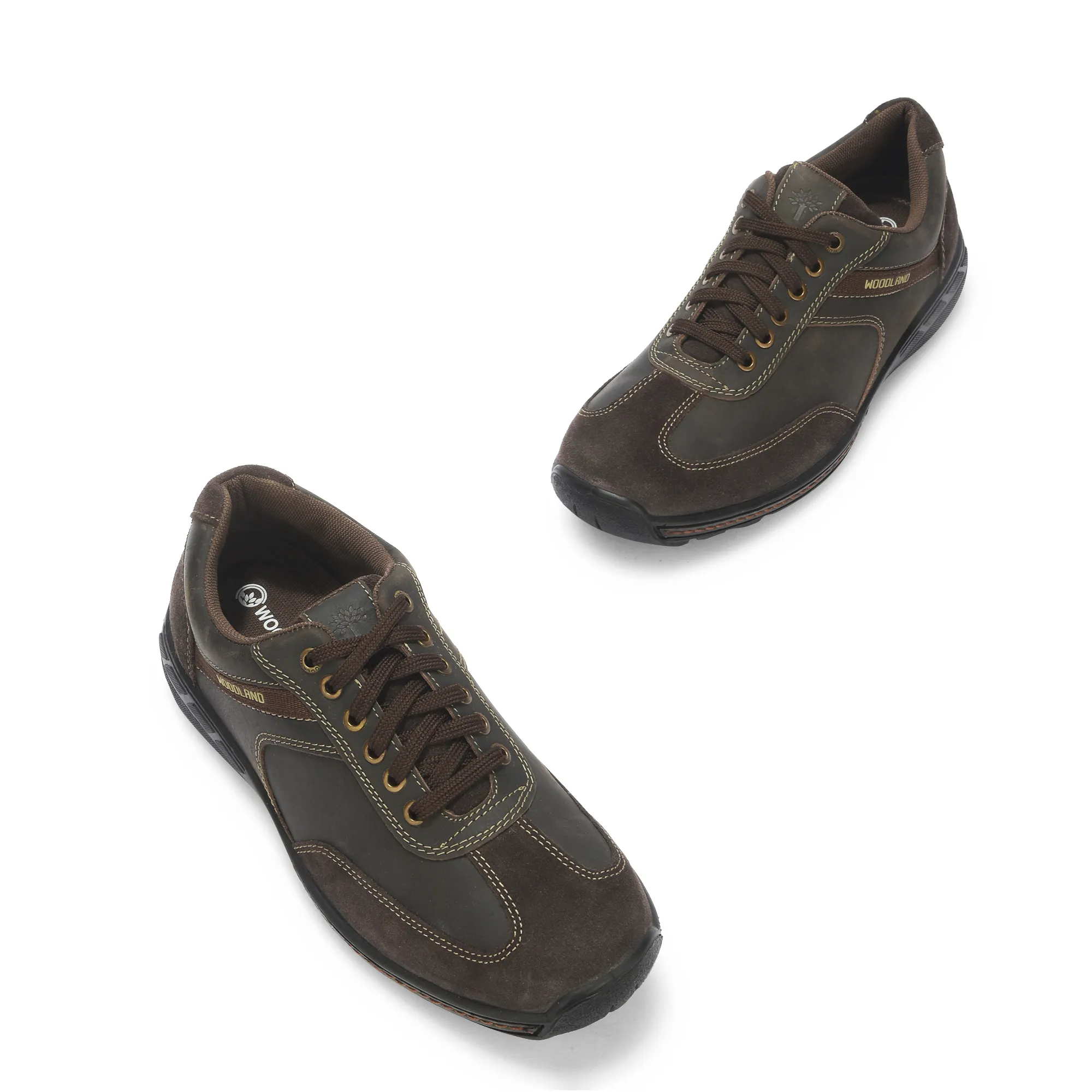 Nubuk Oily Buff Brown Lace Up Shoes - Thumbnail 4