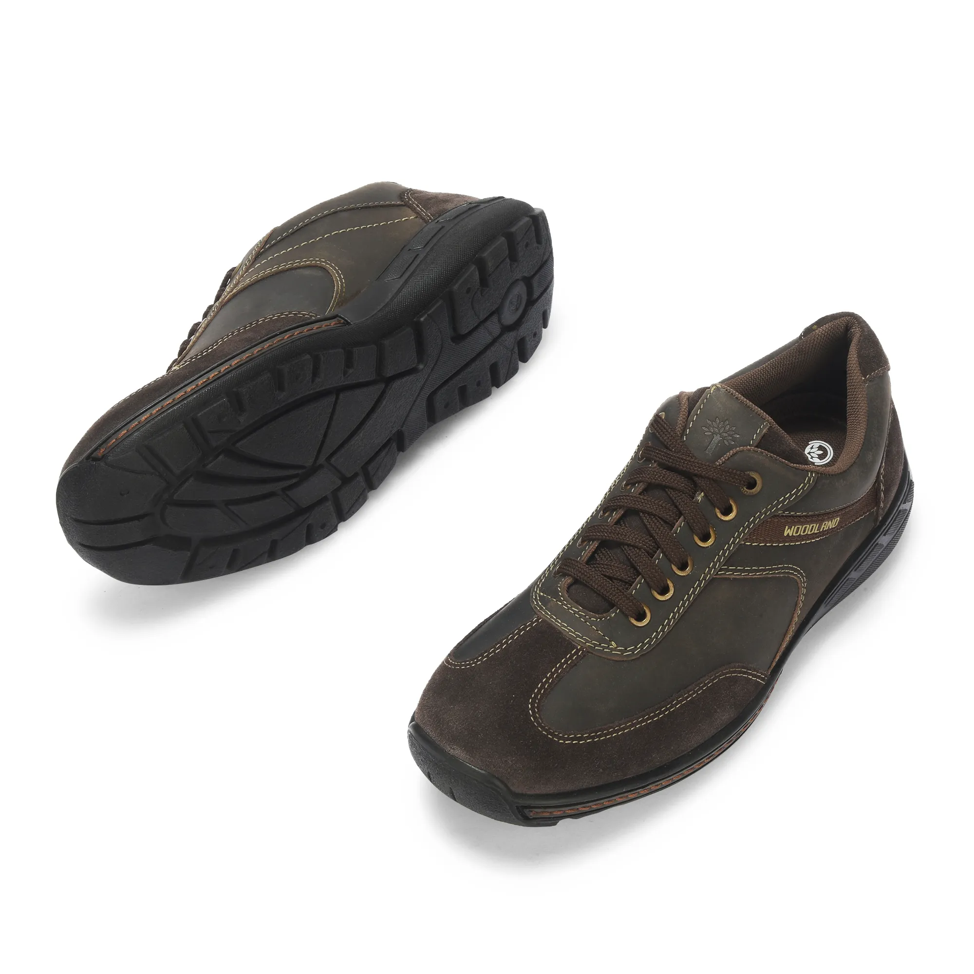 Nubuk Oily Buff Brown Lace Up Shoes - Thumbnail 6