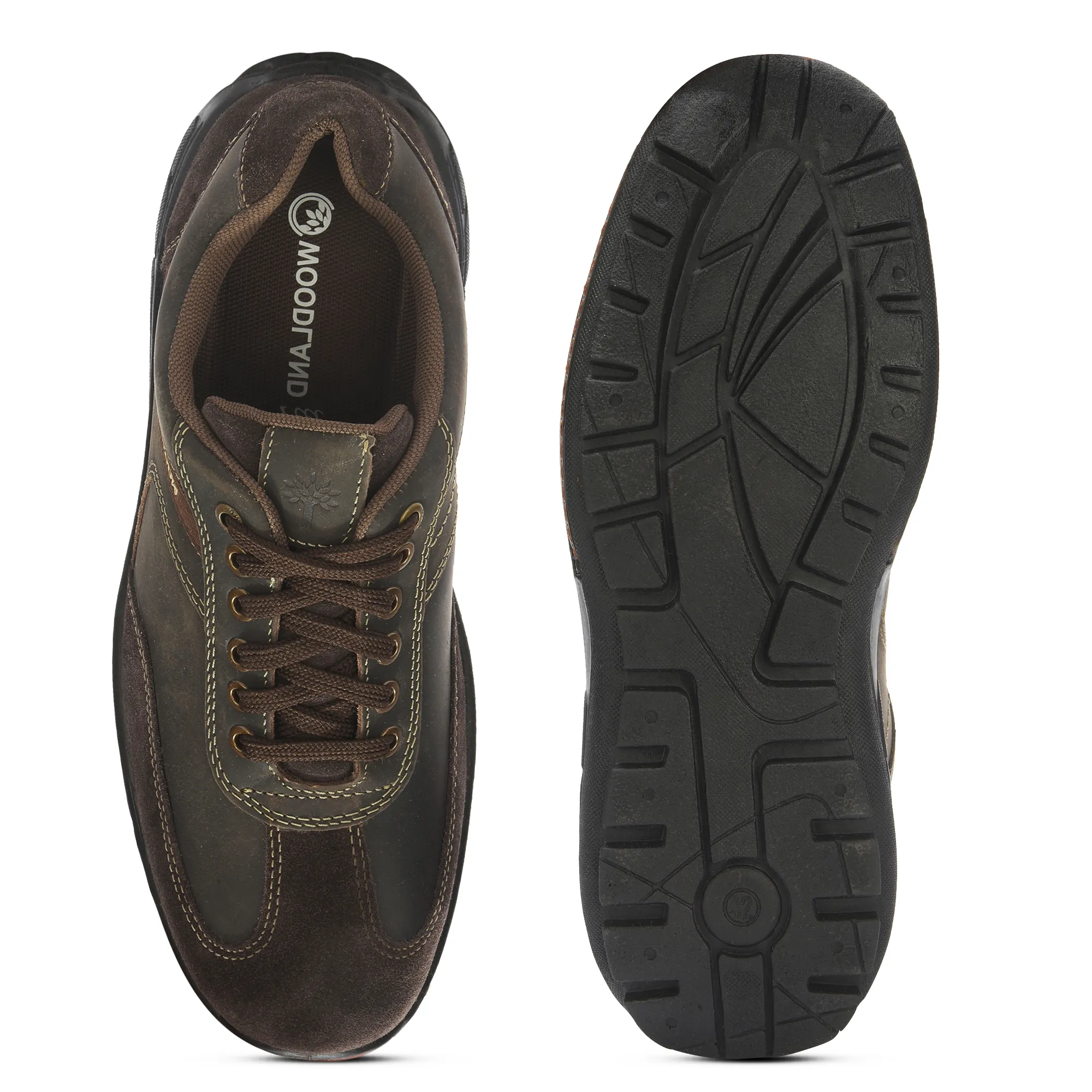 Nubuk Oily Buff Brown Lace Up Shoes - Thumbnail 9