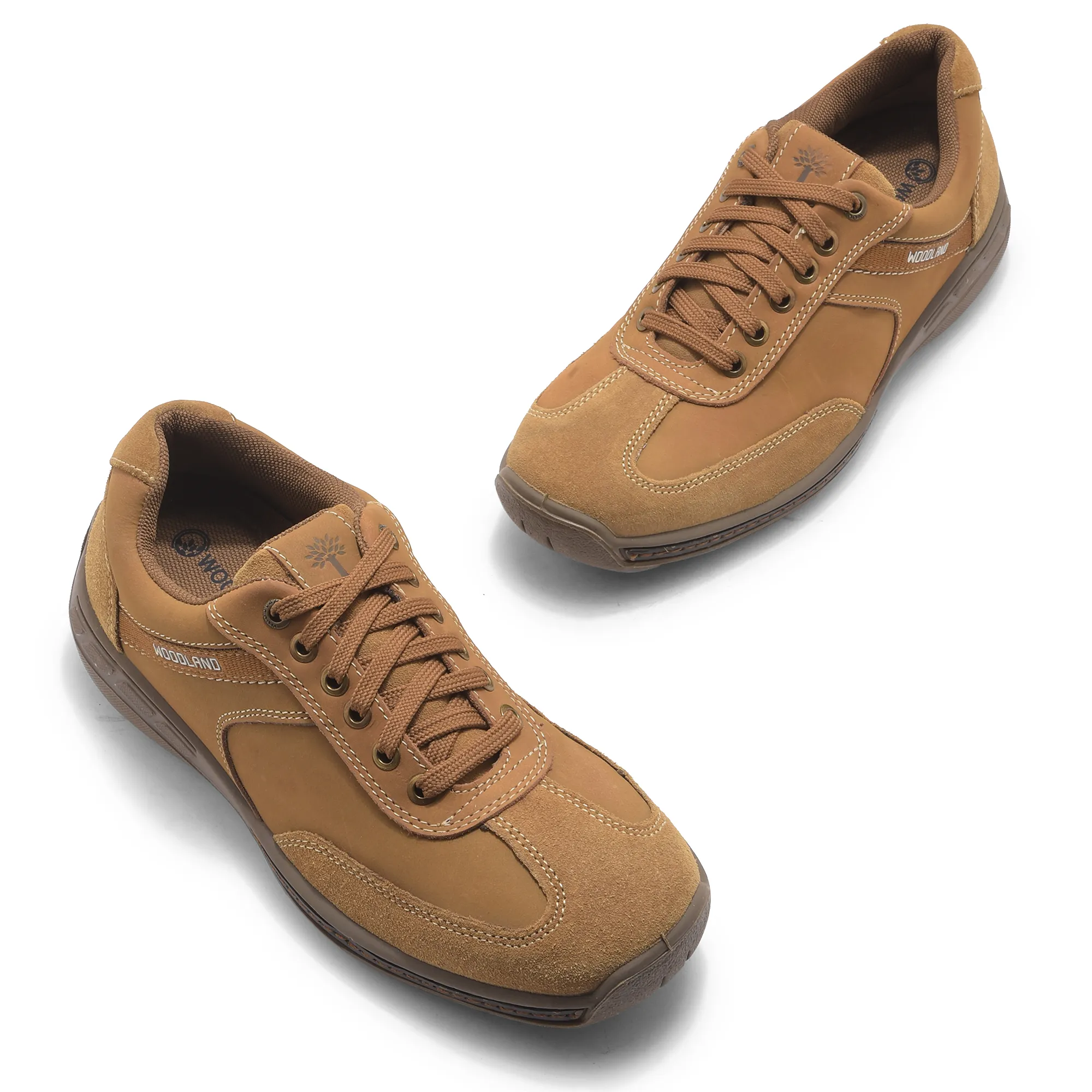 Nubuk Oily Buff Camel Lace Up Shoes - Thumbnail 2