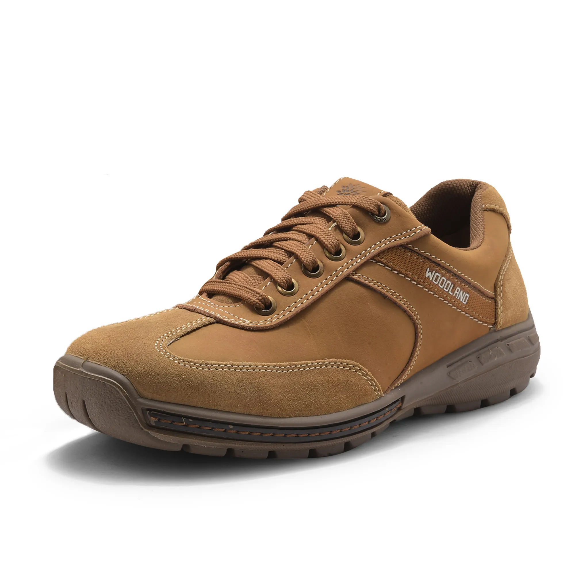 Nubuk Oily Buff Camel Lace Up Shoes - Thumbnail 3