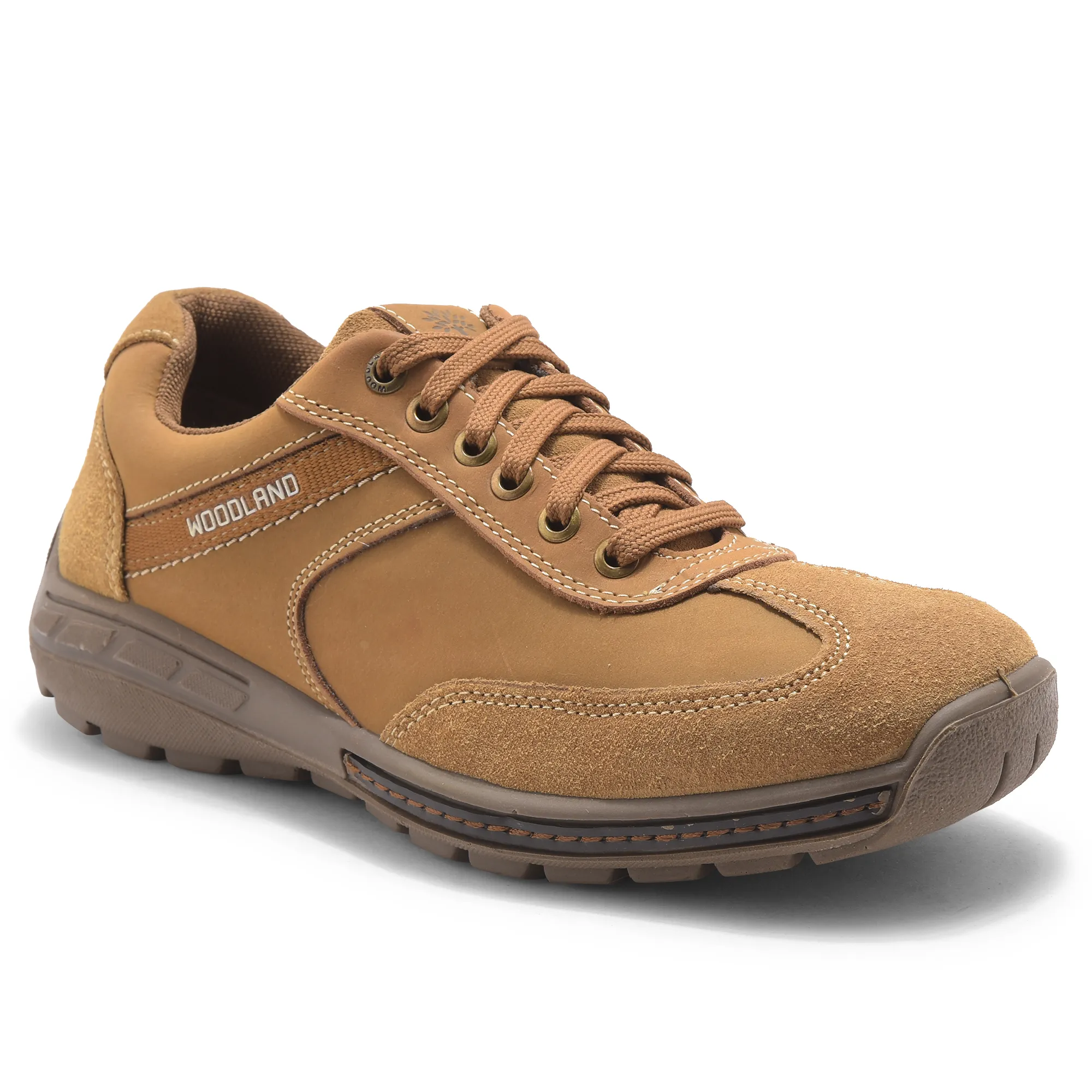 Nubuk Oily Buff Camel Lace Up Shoes - Thumbnail 4