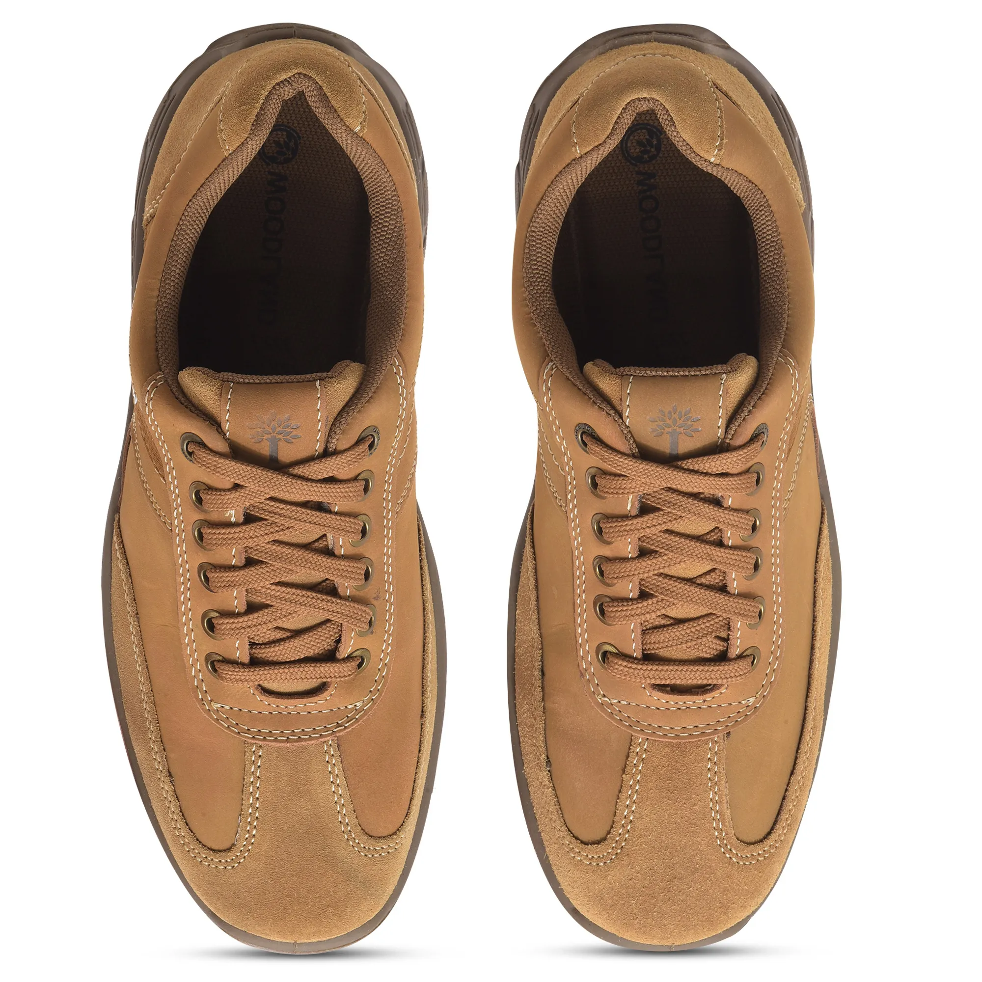 Nubuk Oily Buff Camel Lace Up Shoes - Thumbnail 5