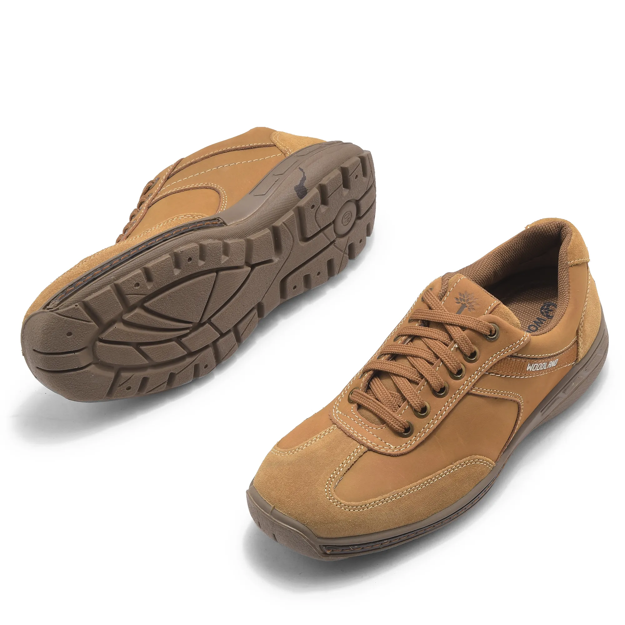 Nubuk Oily Buff Camel Lace Up Shoes - Thumbnail 6