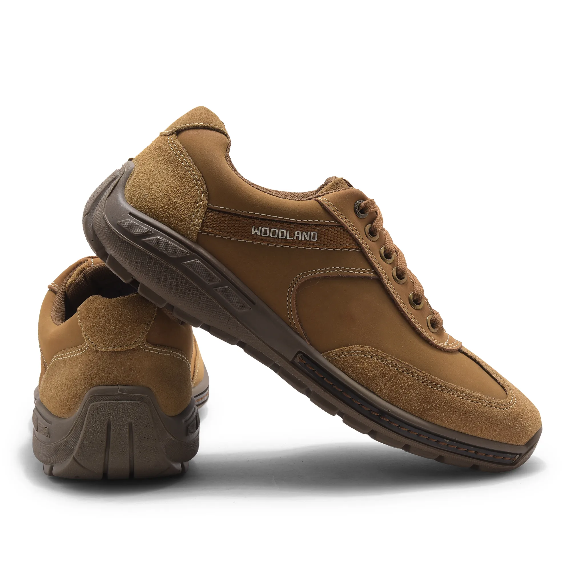 Nubuk Oily Buff Camel Lace Up Shoes - Thumbnail 11