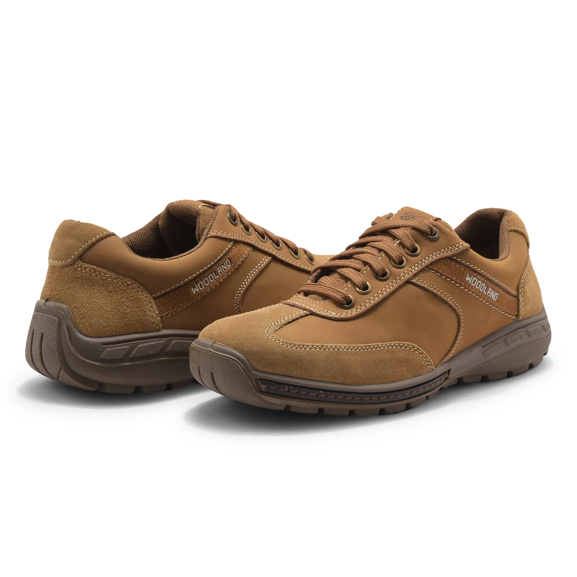 Nubuk Oily Buff Camel Lace Up Shoes - Thumbnail 12