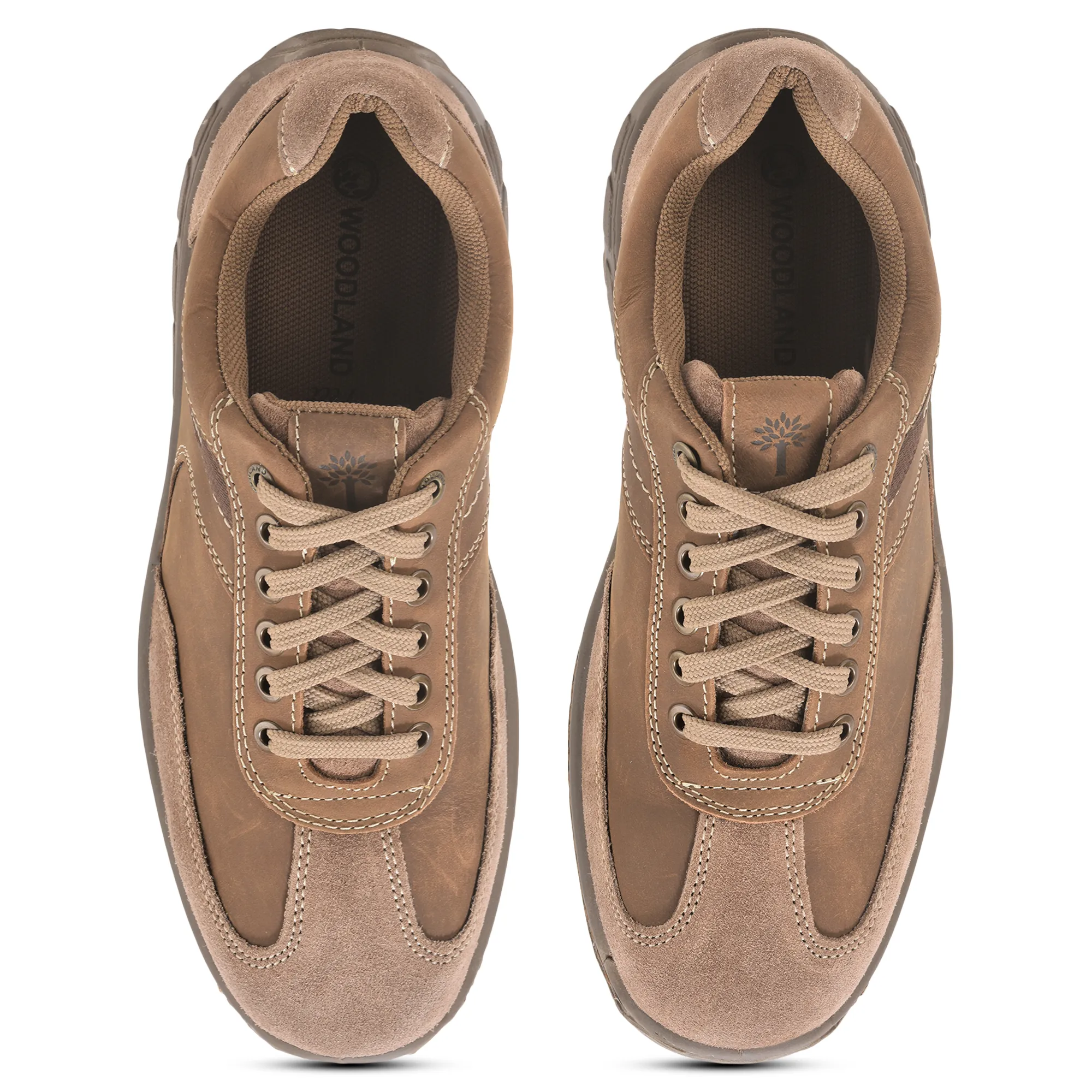 Nubuk Oily Buff Dubai Khaki Lace Up Shoes - Thumbnail 4