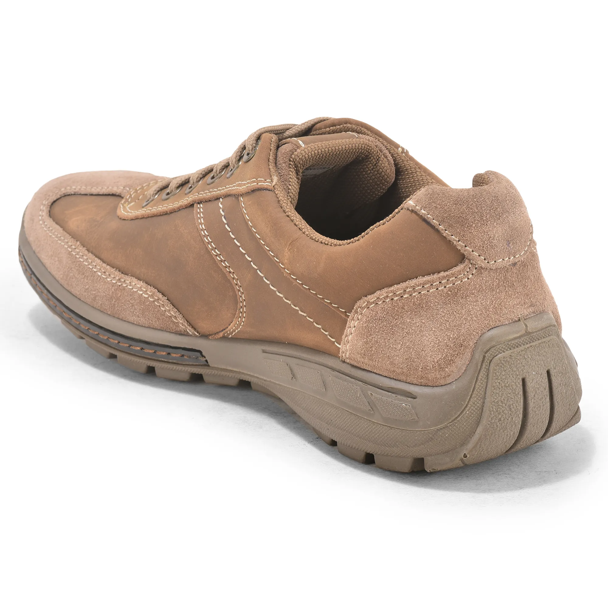 Nubuk Oily Buff Dubai Khaki Lace Up Shoes - Thumbnail 6