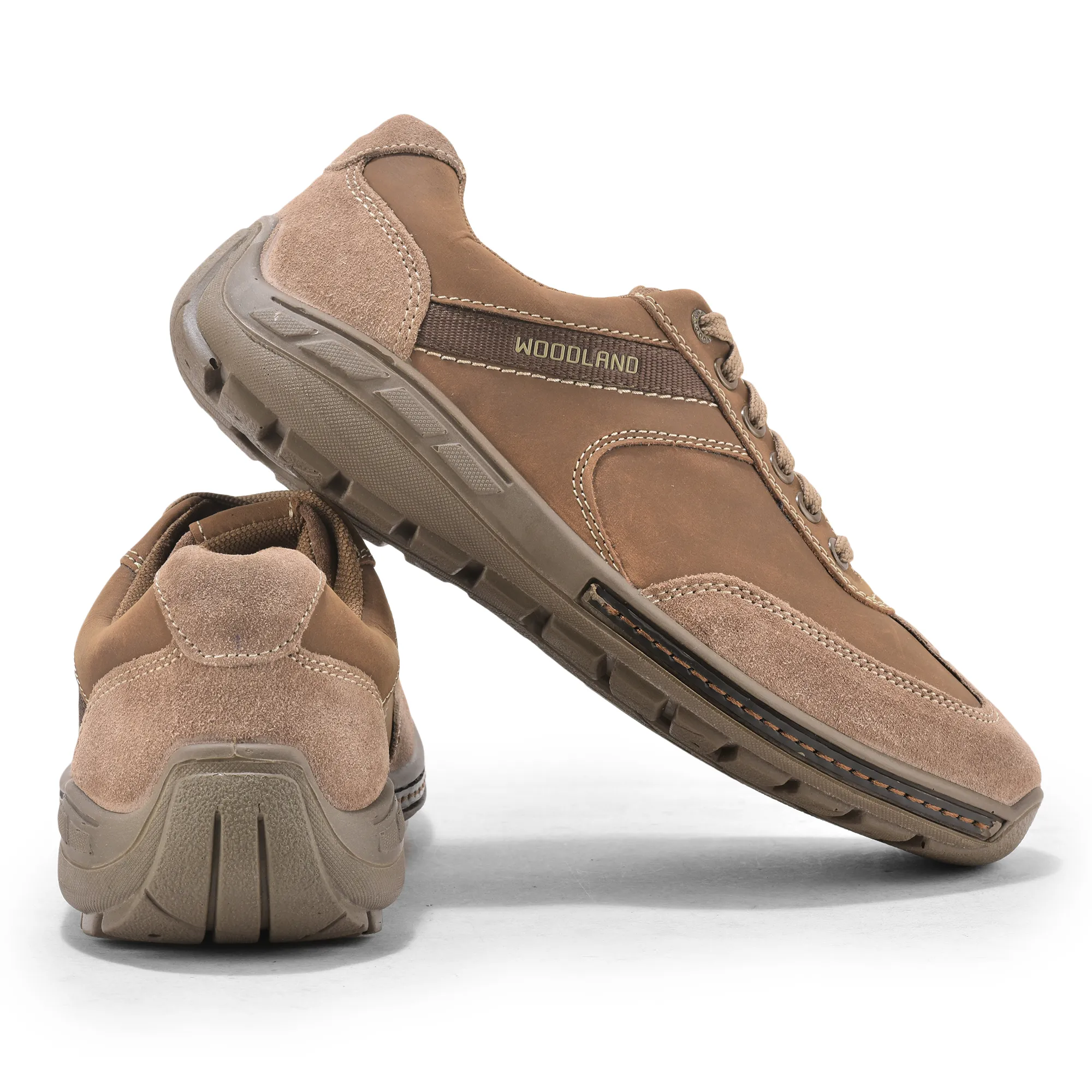 Nubuk Oily Buff Dubai Khaki Lace Up Shoes - Thumbnail 11