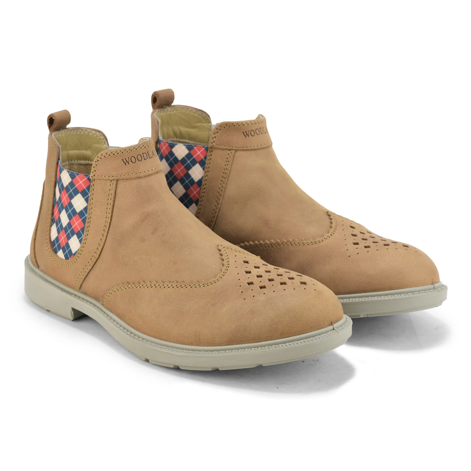 Woodland Men’s Camel Trend Nubuck Leather Boots

 - Thumbnail 8