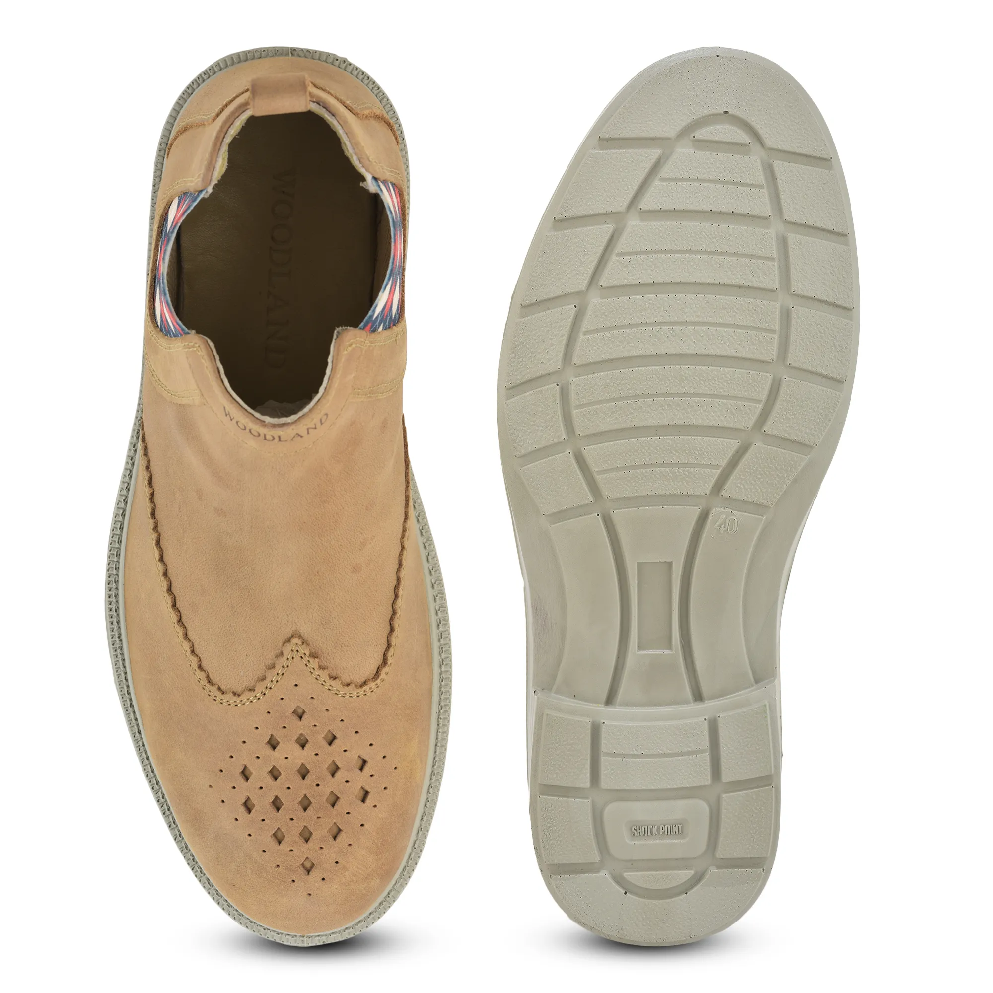 Woodland Men’s Camel Trend Nubuck Leather Boots

 - Thumbnail 9
