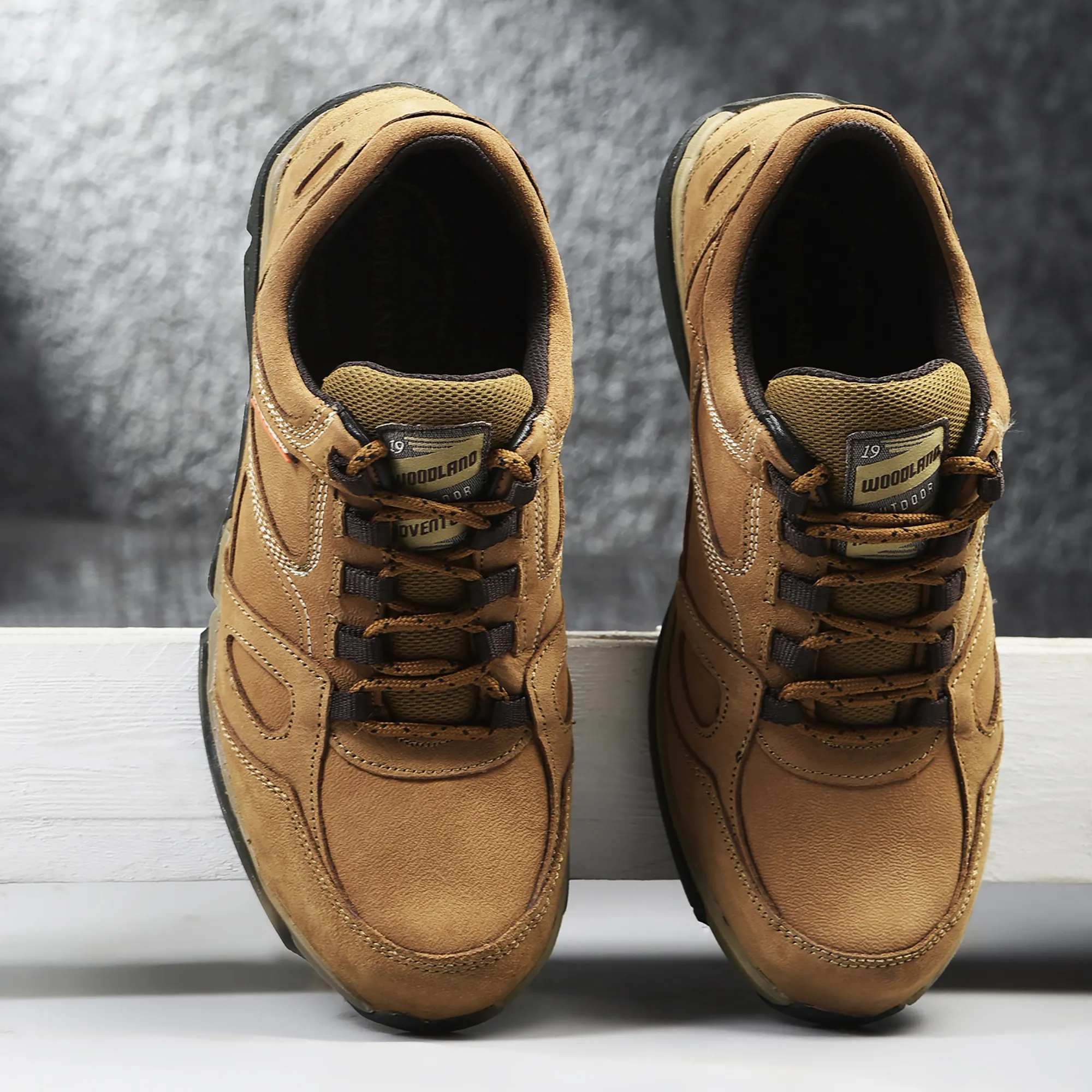 Woodland Camel Men Casual Lace-up Shoes - Thumbnail 9