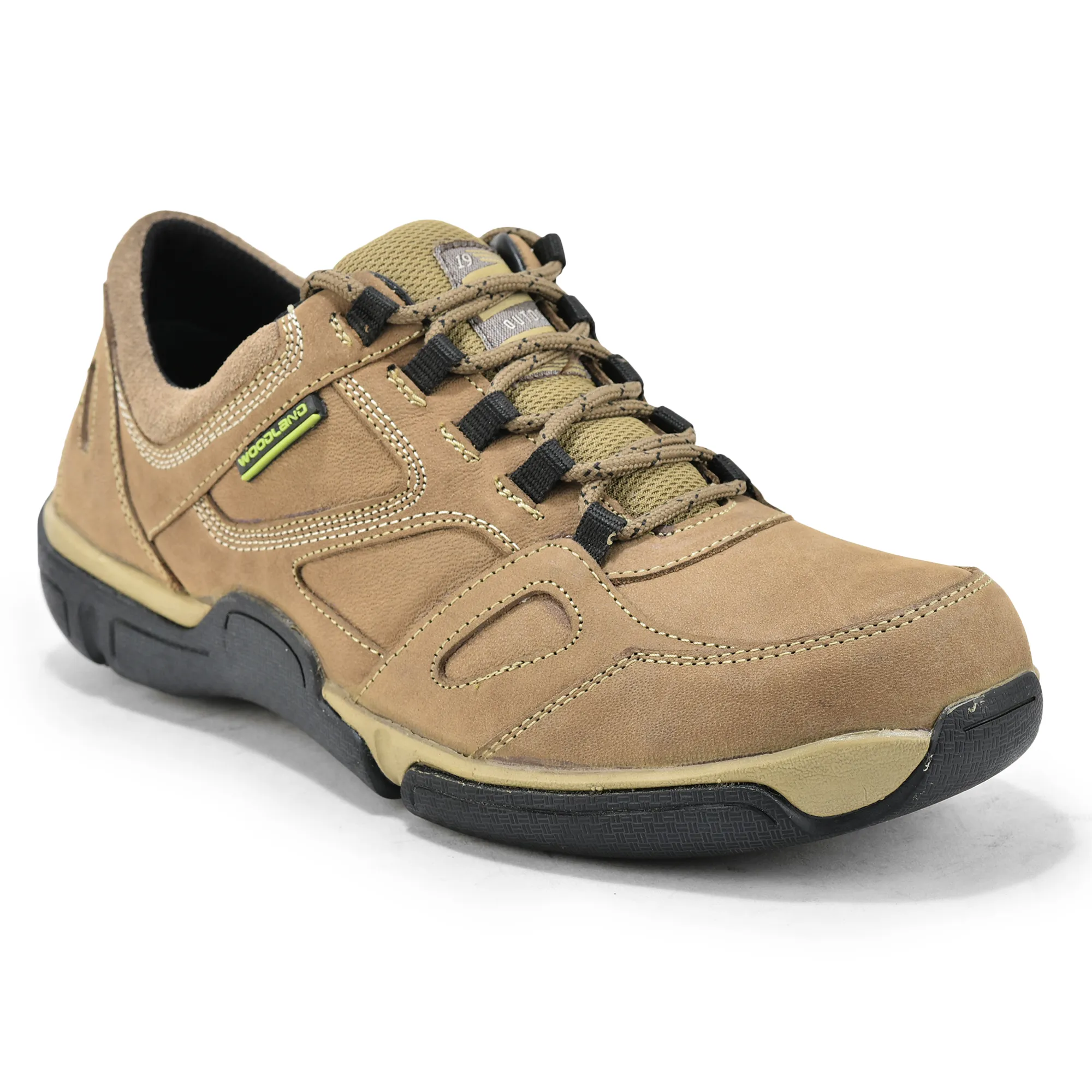 Woodland Dubai Khaki Men Casual Lace-up Shoes - Thumbnail 3