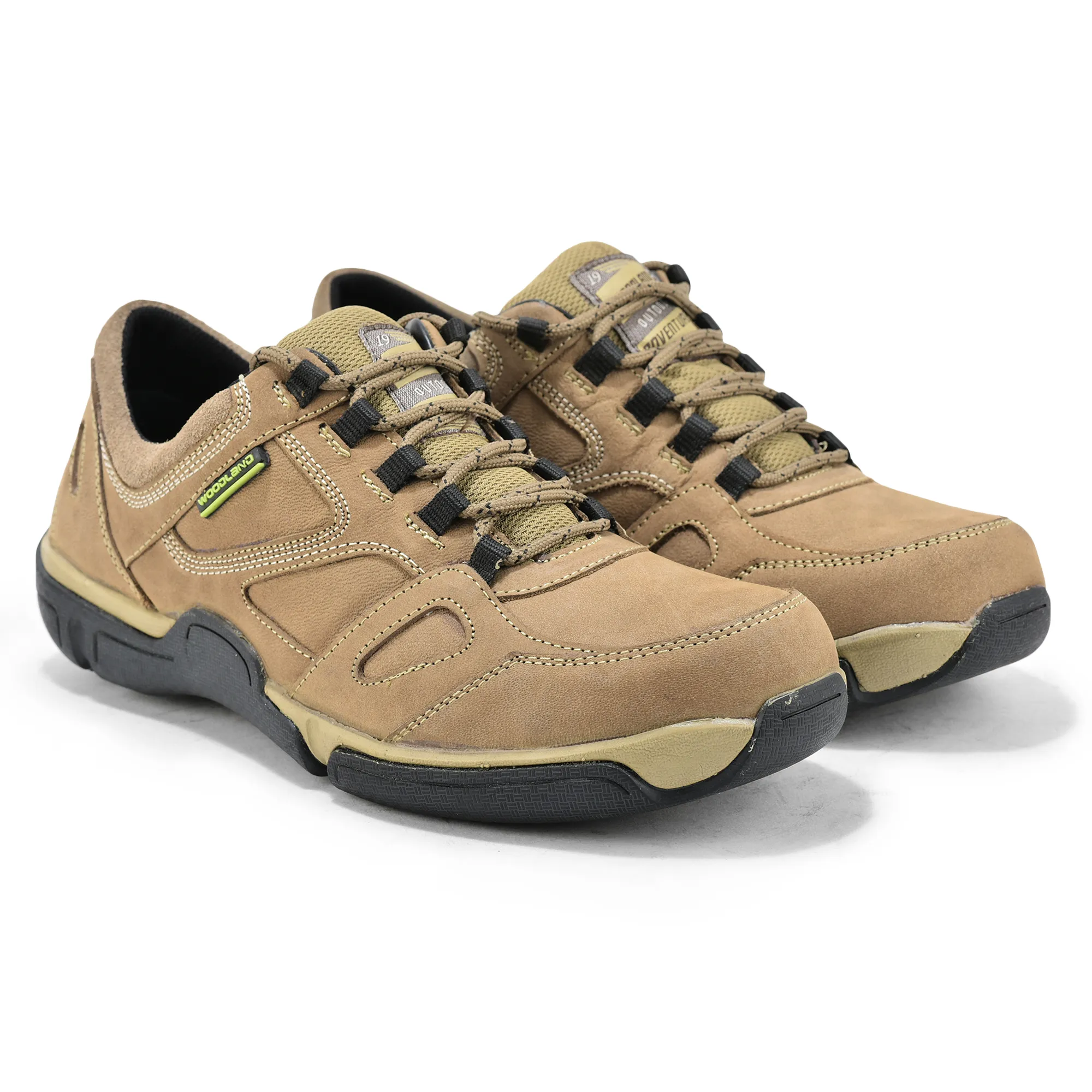 Woodland Dubai Khaki Men Casual Lace-up Shoes - Thumbnail 7