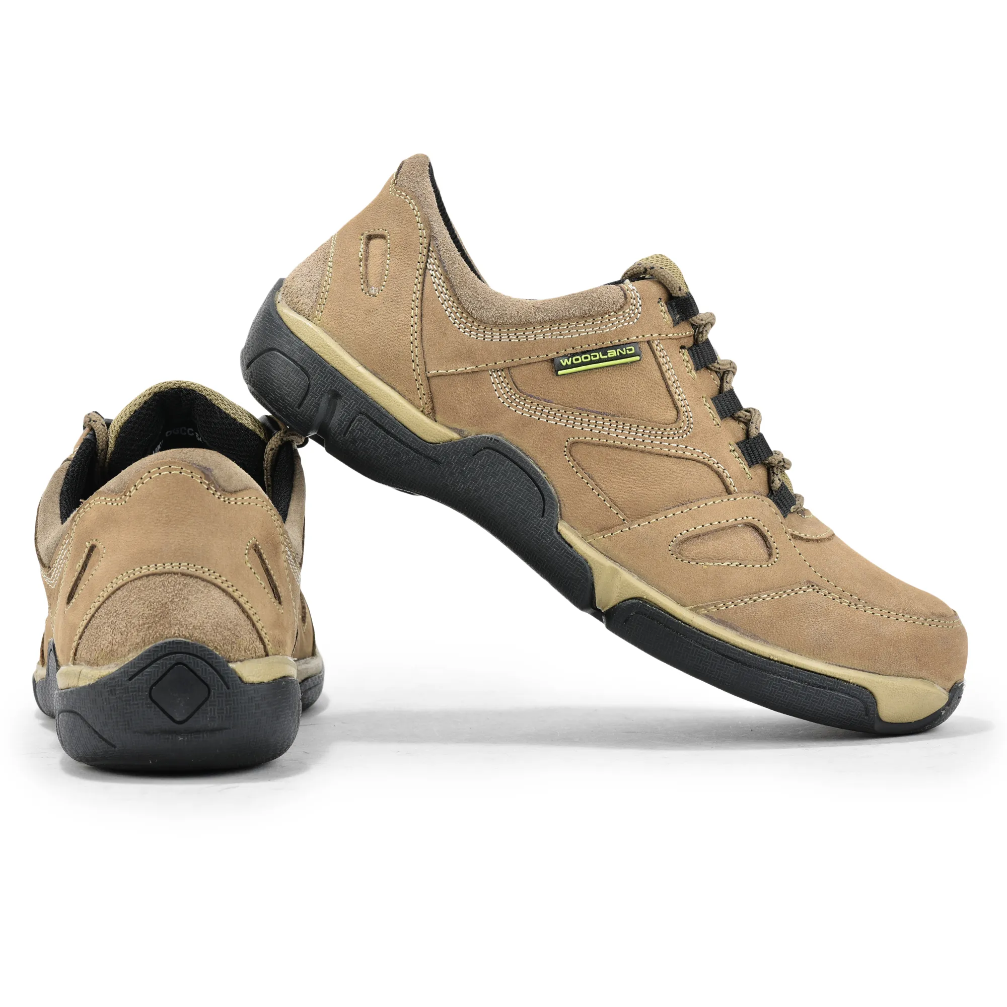 Woodland Dubai Khaki Men Casual Lace-up Shoes - Thumbnail 10