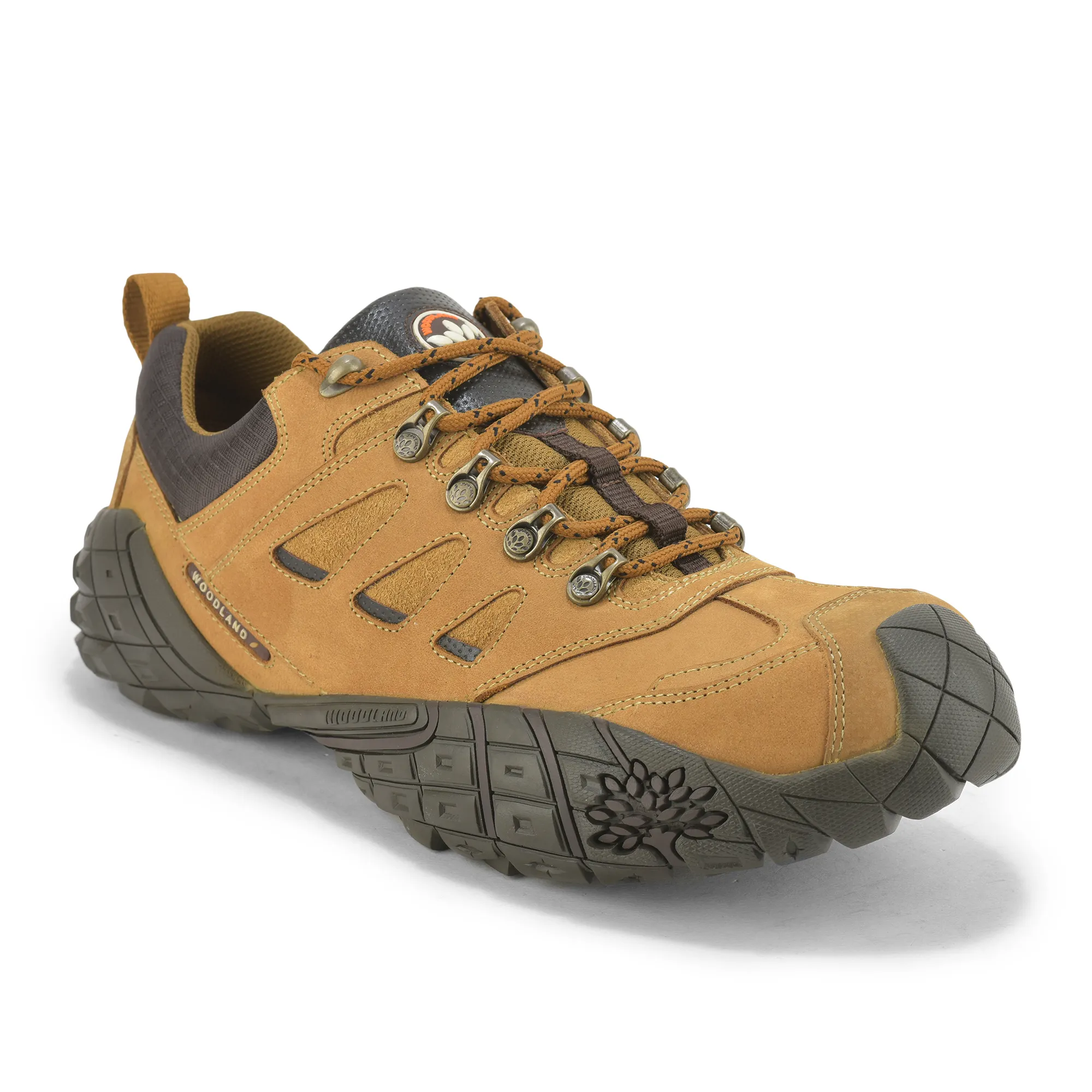 Camel Heavy Duty Casual Lace Shoes For Men - Thumbnail 3