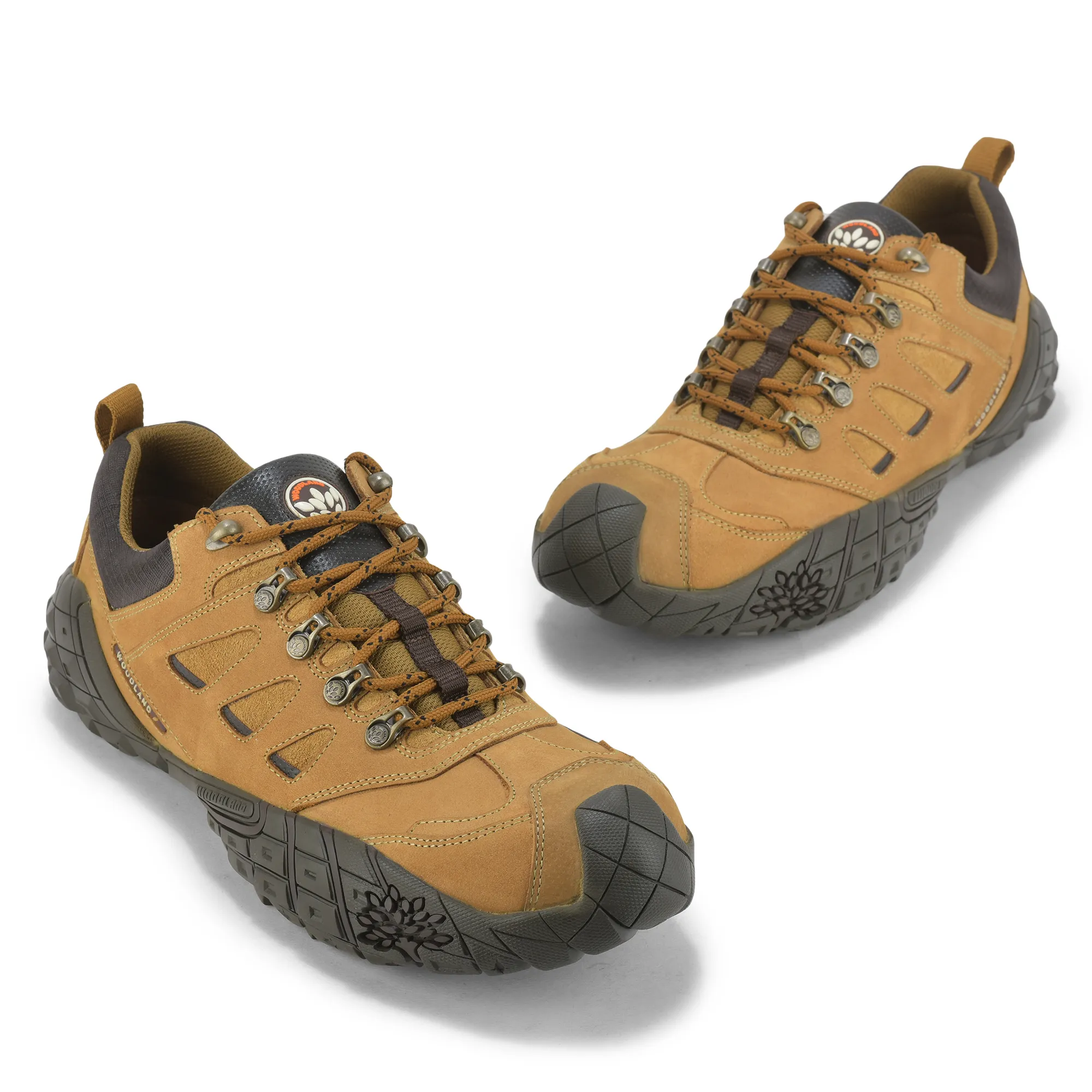 Camel Heavy Duty Casual Lace Shoes For Men - Thumbnail 4