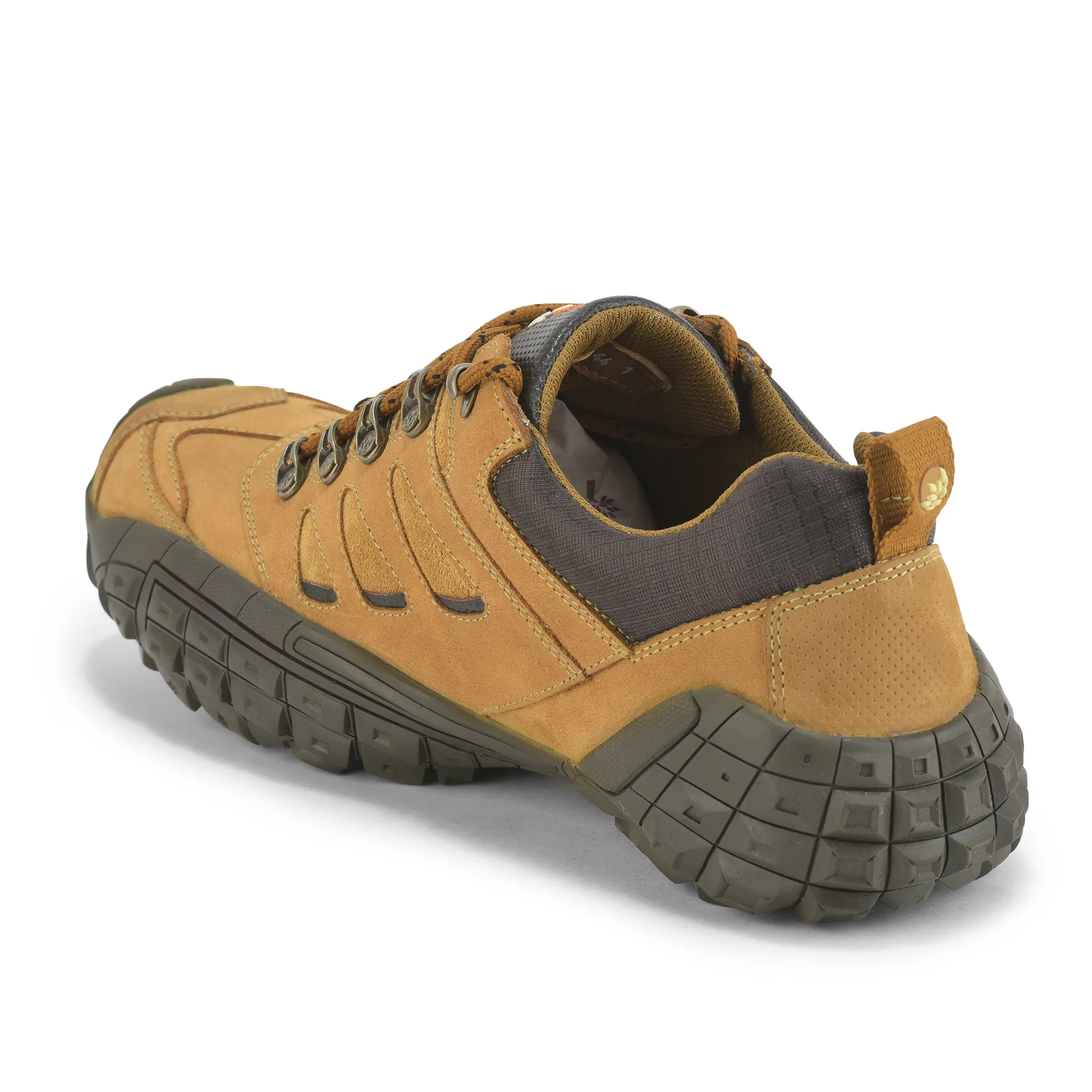 Camel Heavy Duty Casual Lace Shoes For Men - Thumbnail 8