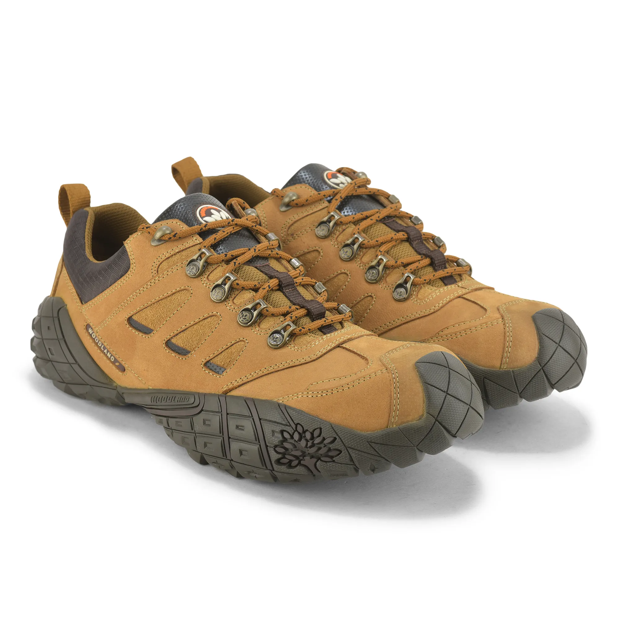 Camel Heavy Duty Casual Lace Shoes For Men - Thumbnail 9