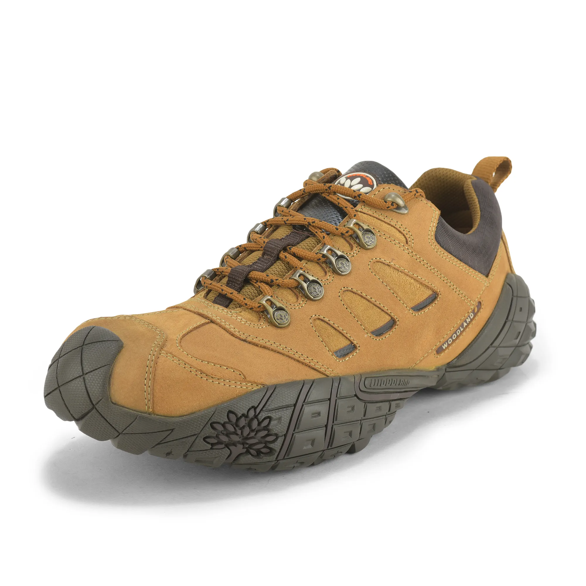 Camel Heavy Duty Casual Lace Shoes For Men - Thumbnail 12