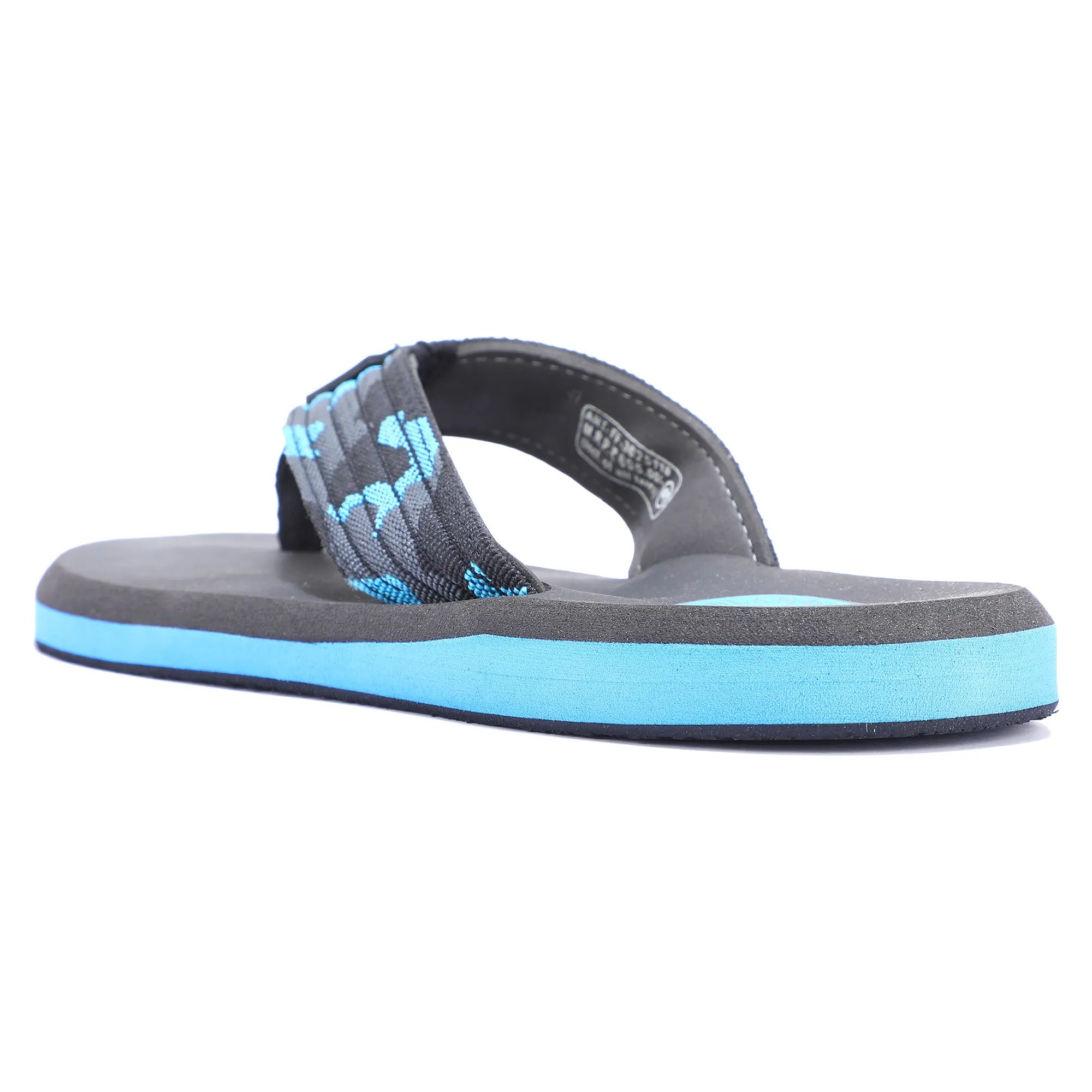 Light grey and navy slippers for men - Thumbnail 5