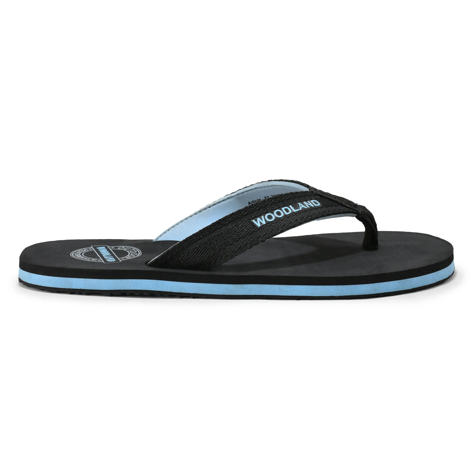 Black/Lblue Flip-flop for men - Thumbnail 2