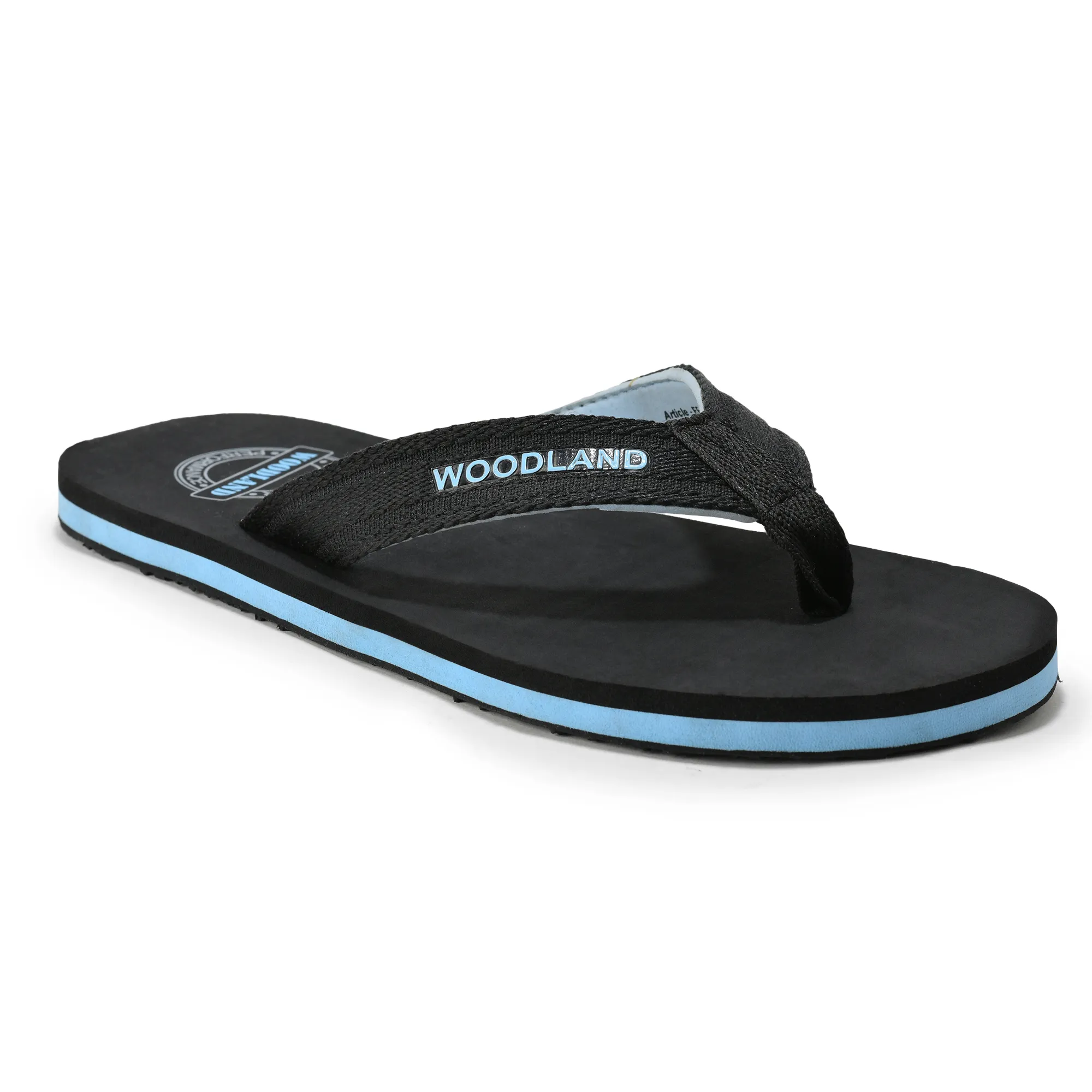 Black/Lblue Flip-flop for men - Thumbnail 3