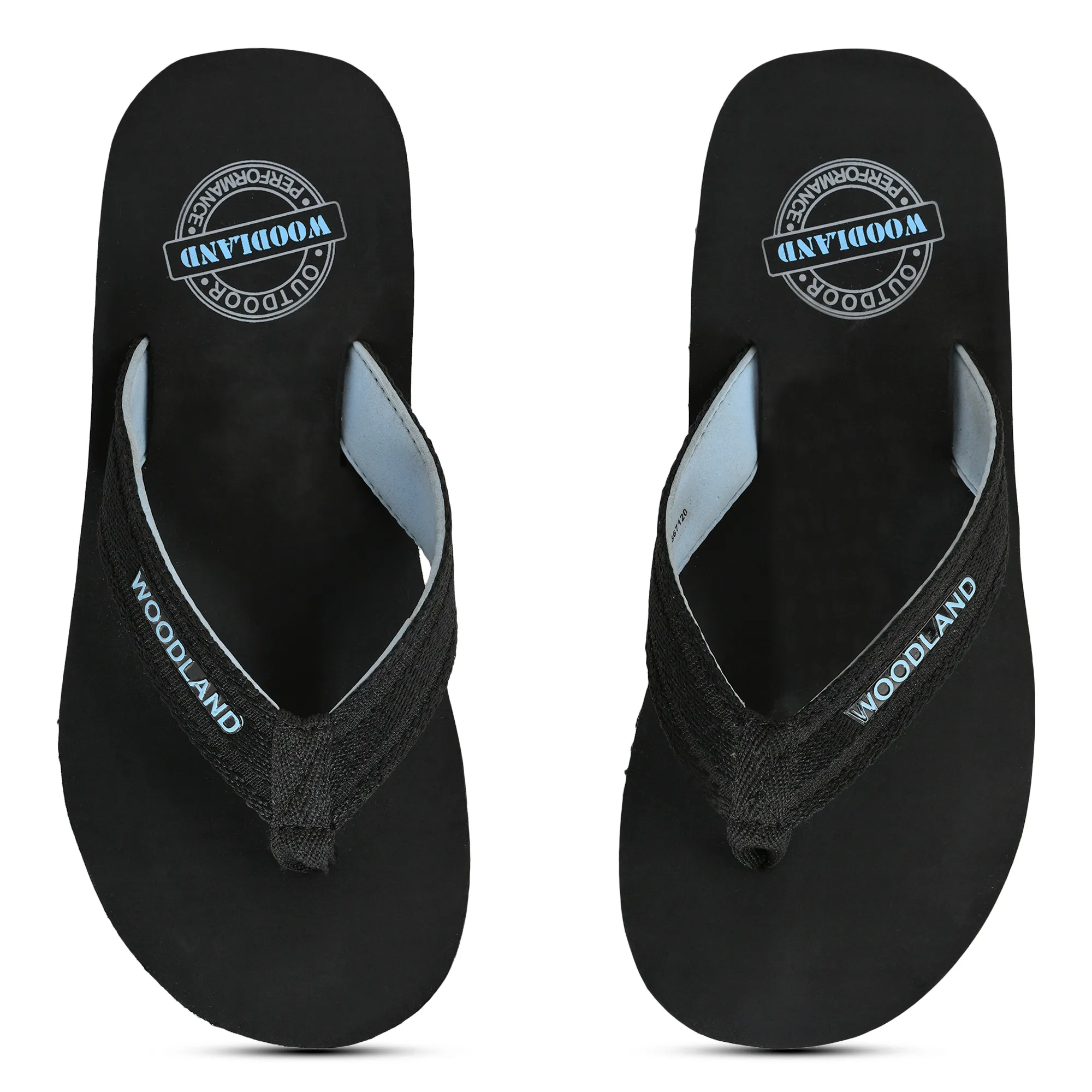 Black/Lblue Flip-flop for men - Thumbnail 5