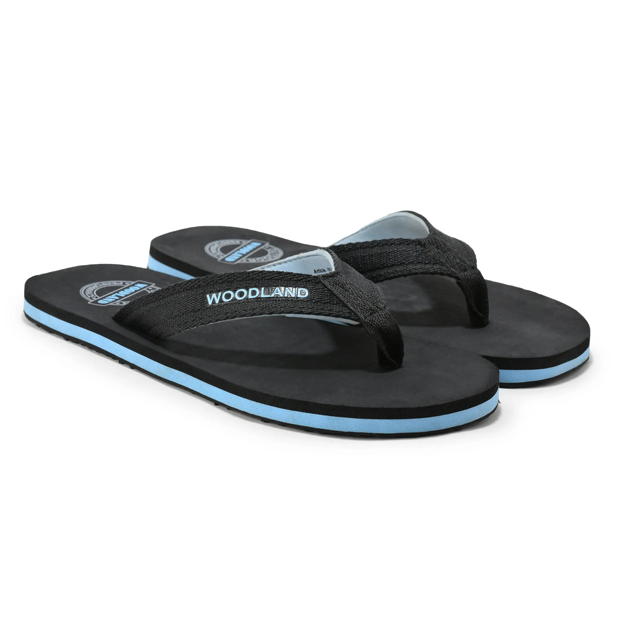 Black/Lblue Flip-flop for men - Thumbnail 8