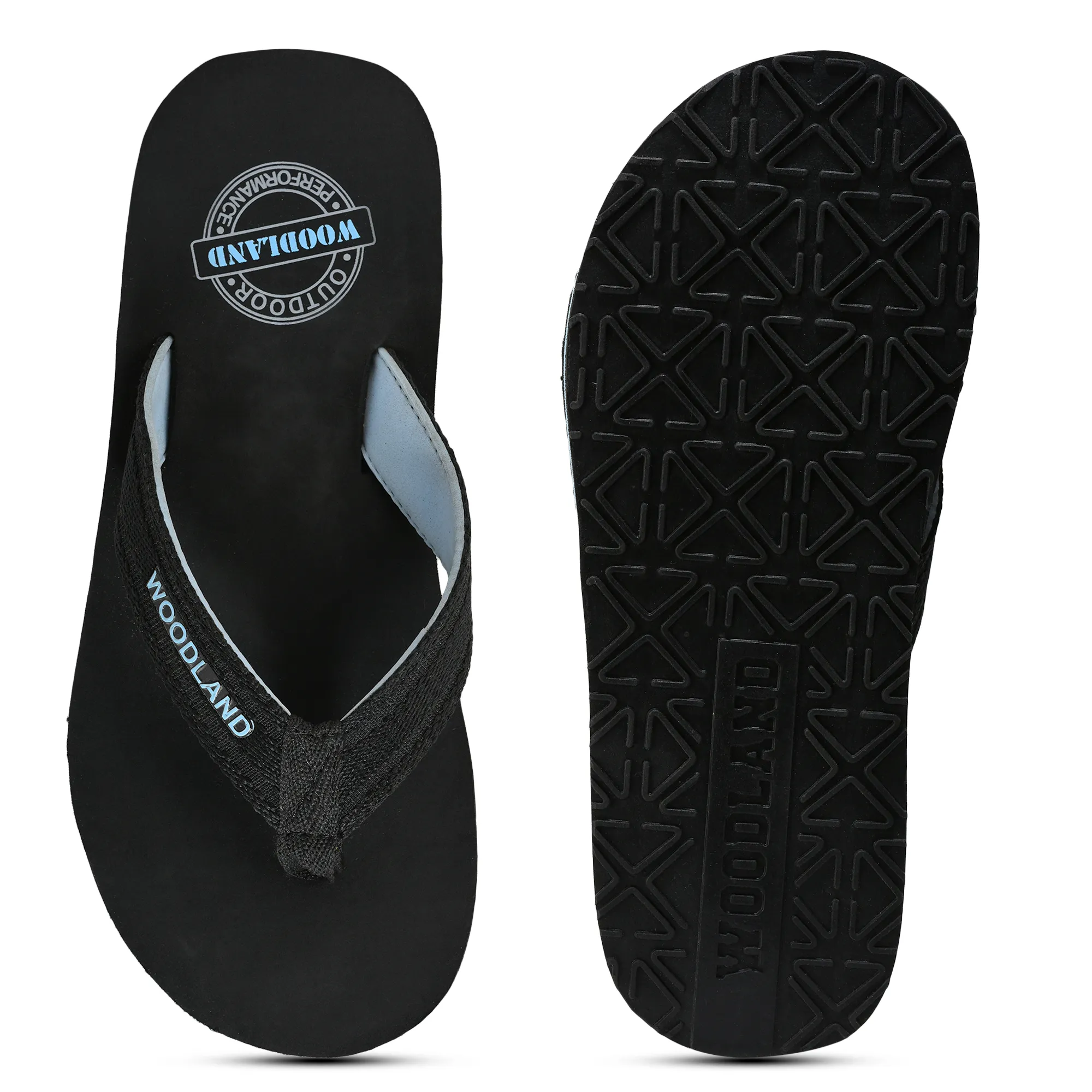 Black/Lblue Flip-flop for men - Thumbnail 9