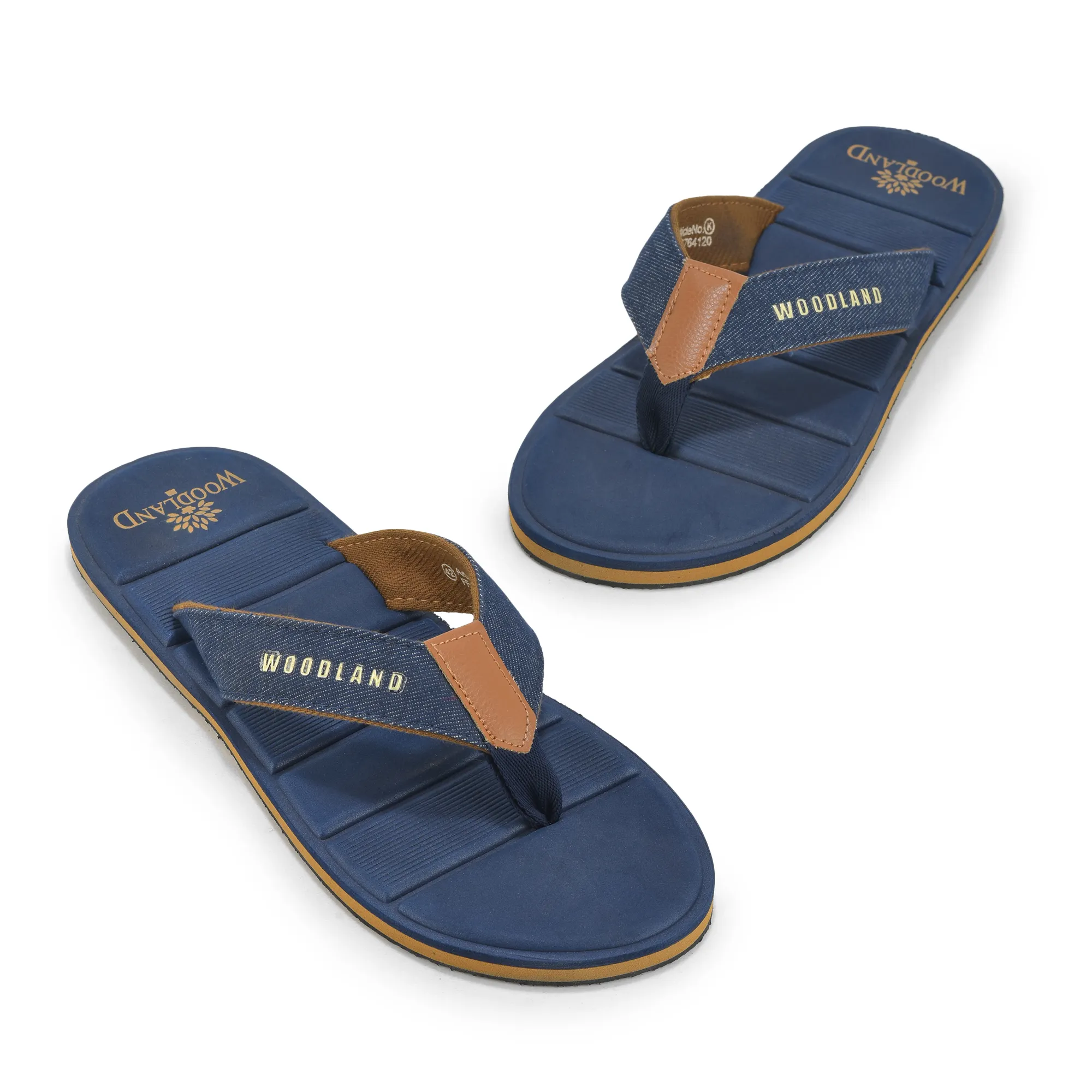 Navy slipper for men - Thumbnail 4