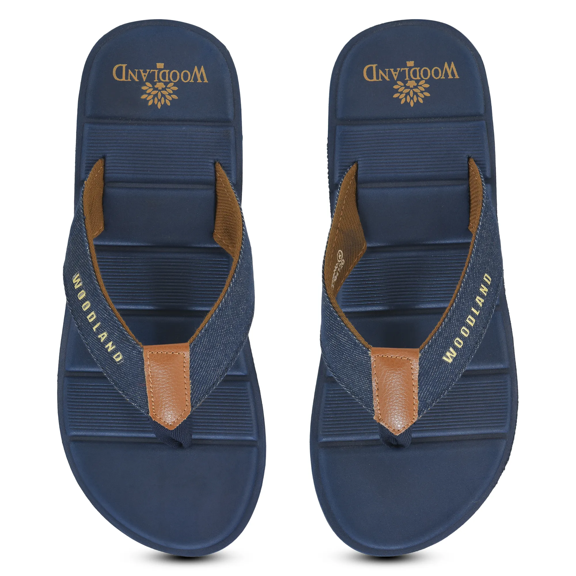 Navy slipper for men - Thumbnail 5