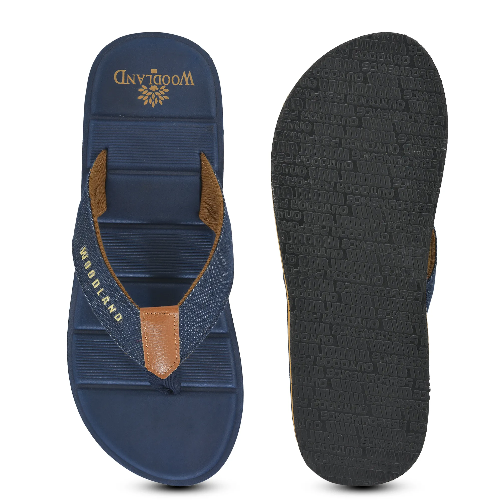 Navy slipper for men - Thumbnail 9