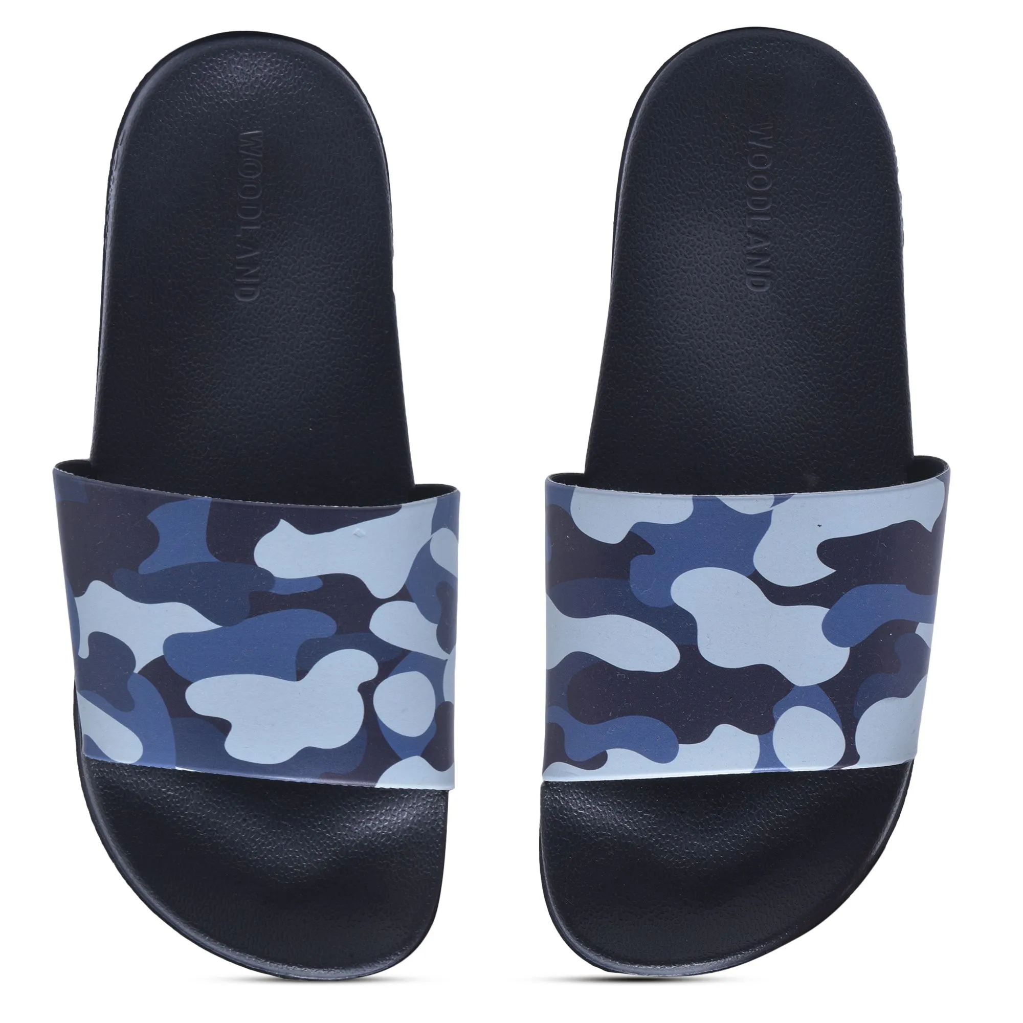 Navy Slider slippers for men - Thumbnail 3