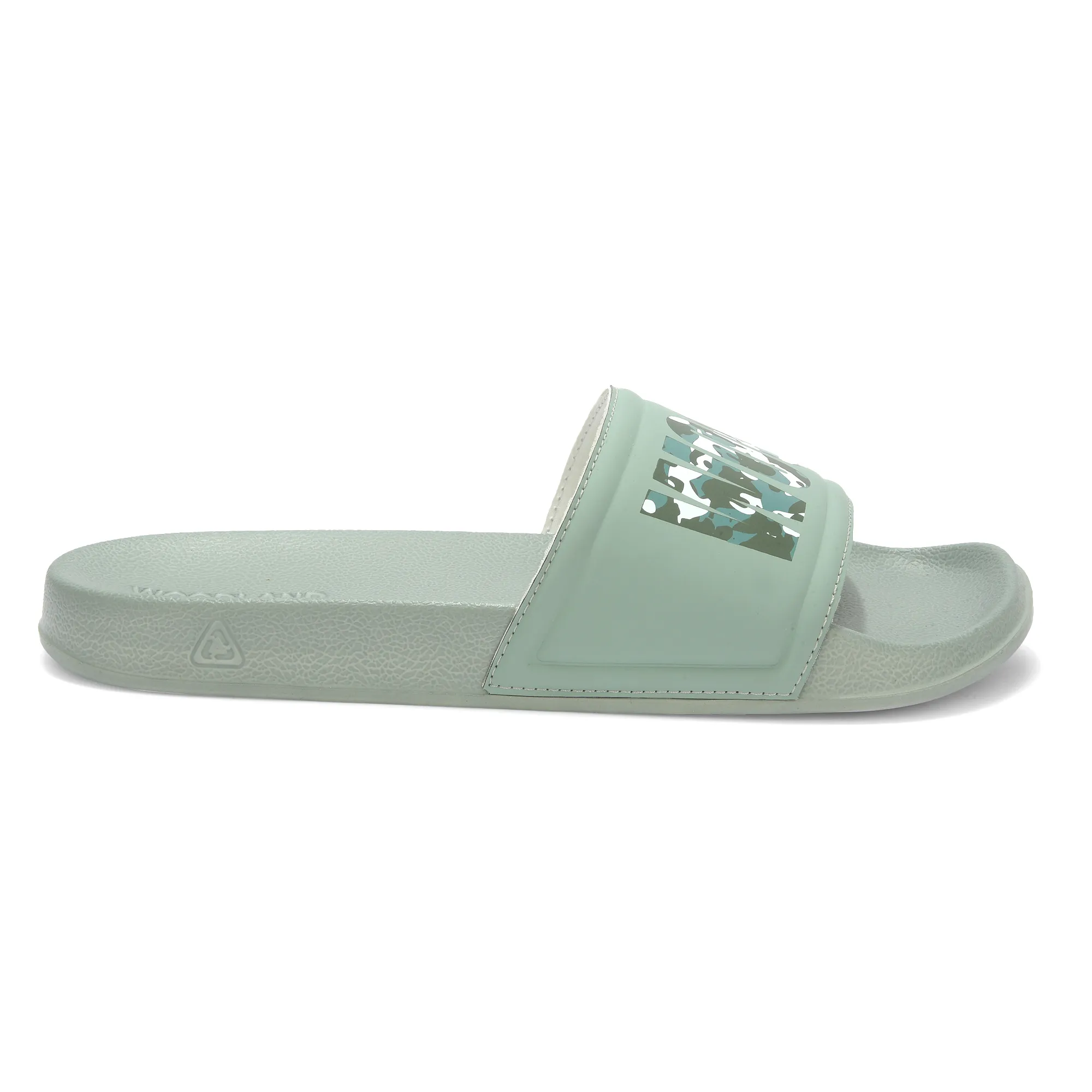 Sage Green Slide Sandal For Men - Thumbnail 2