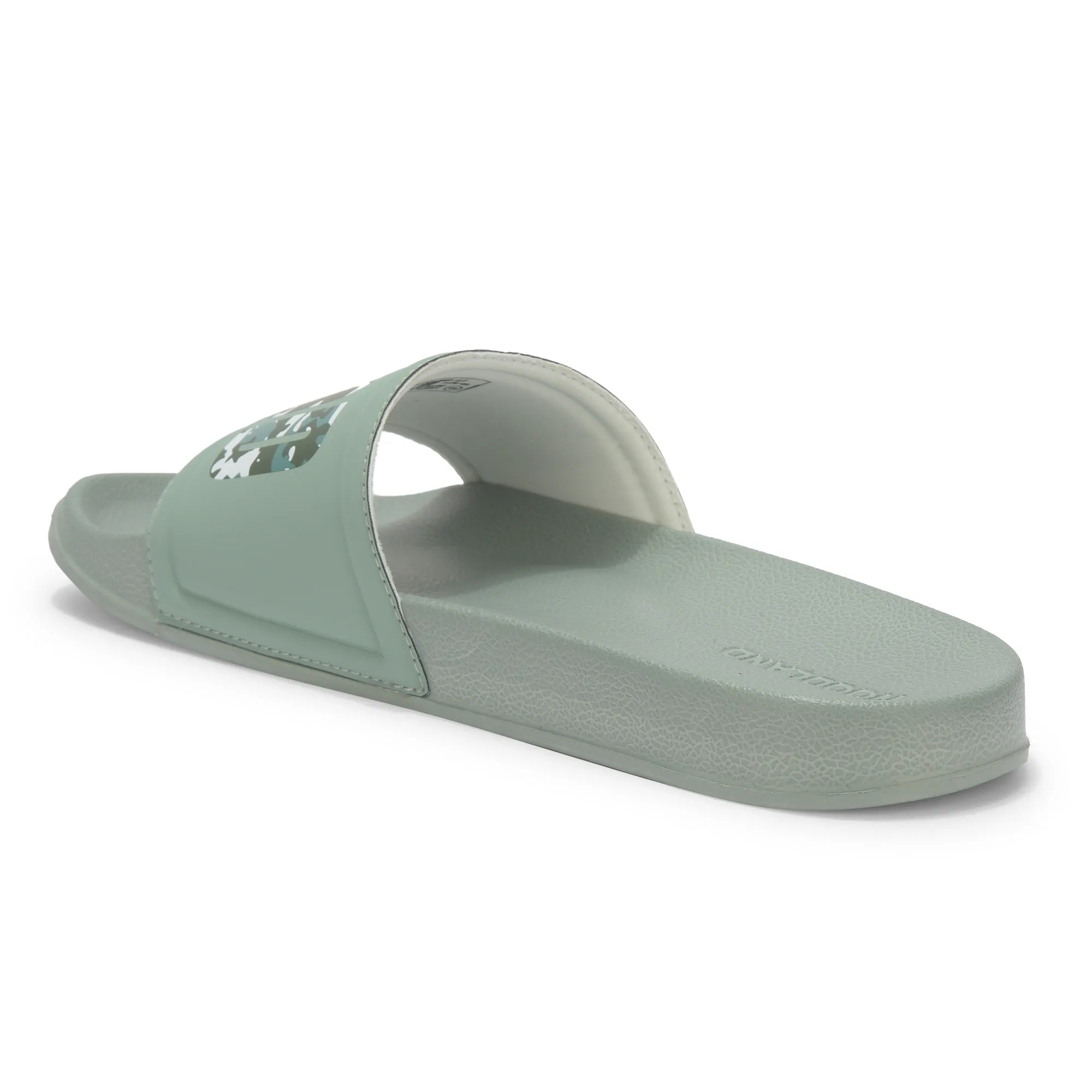 Sage Green Slide Sandal For Men - Thumbnail 7