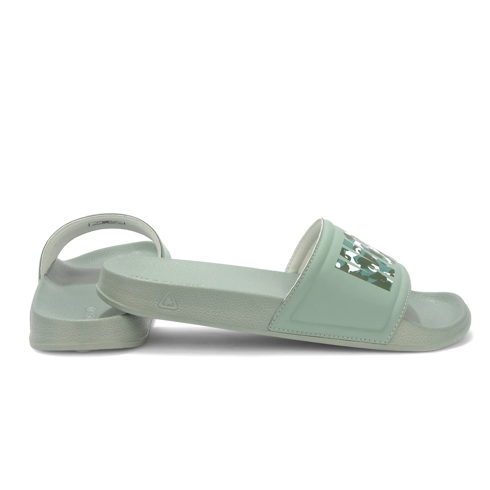 Sage Green Slide Sandal For Men - Thumbnail 10