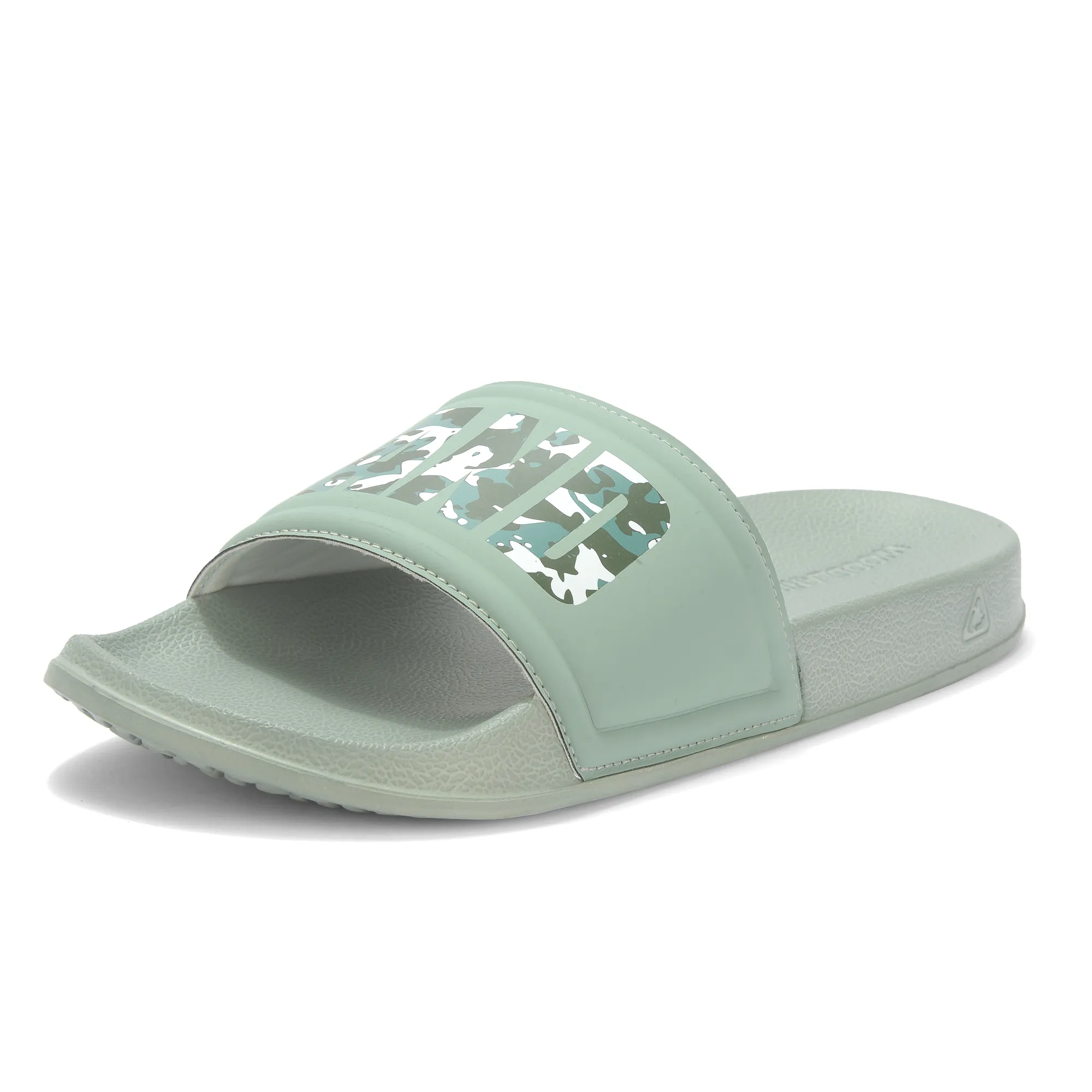 Sage Green Slide Sandal For Men - Thumbnail 11