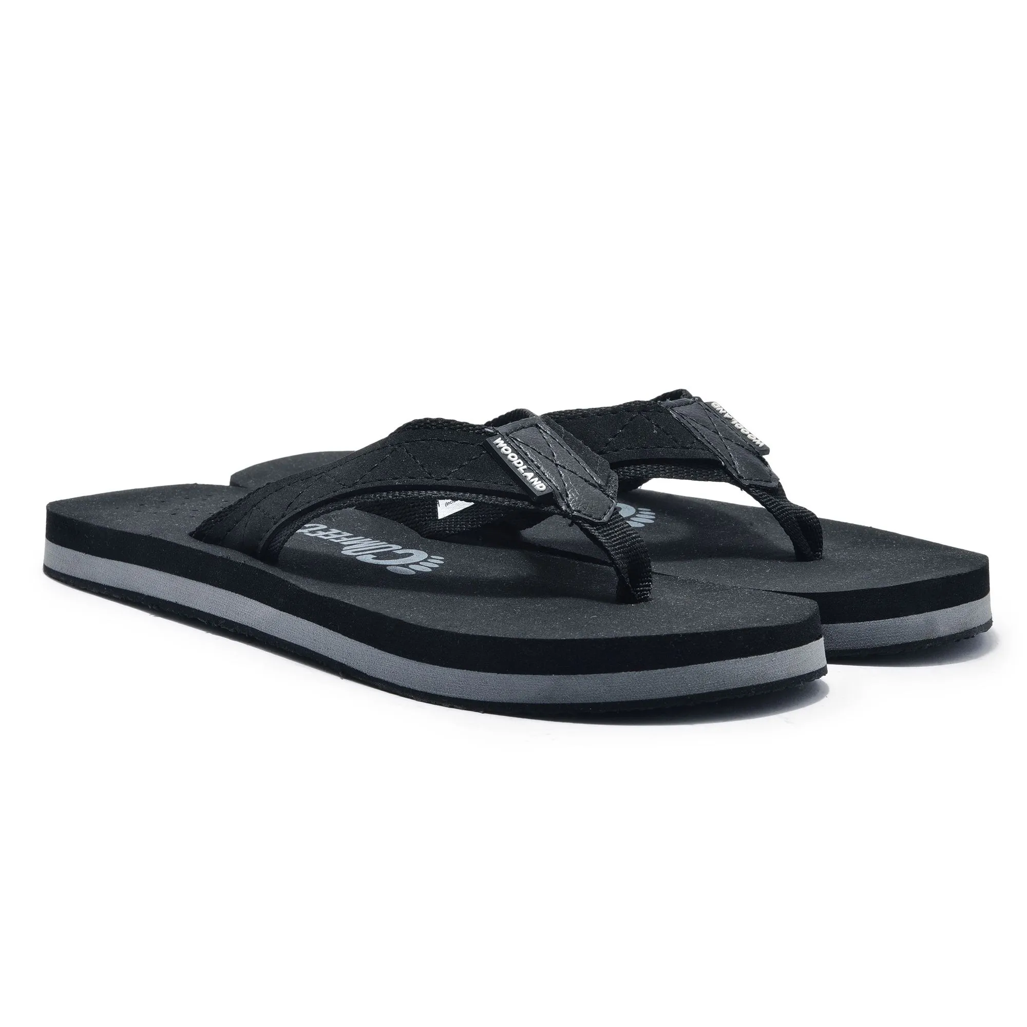 Black slipper for men - Thumbnail 6